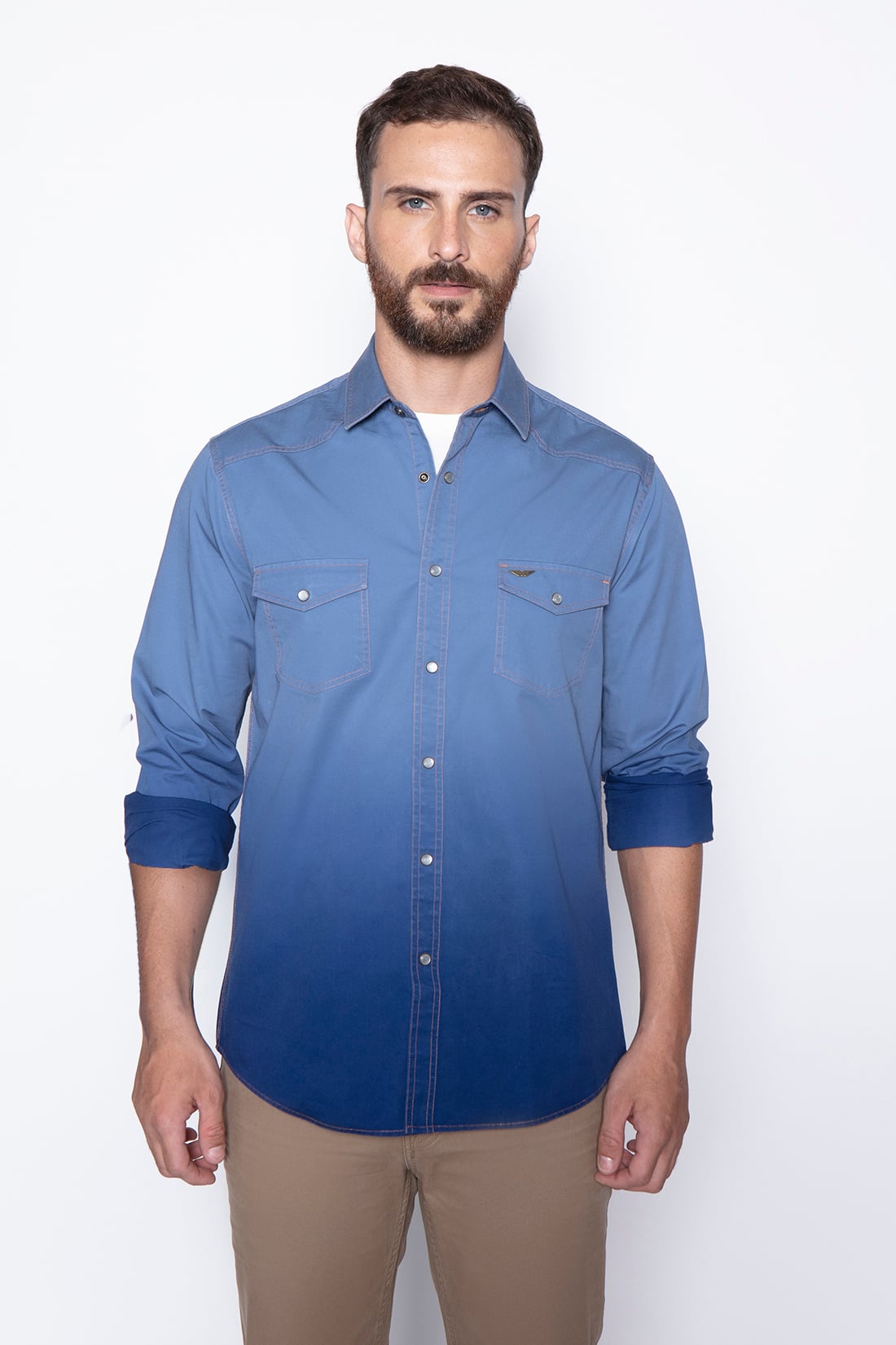 CAMISA DEGRADE FJ BLUE - 1