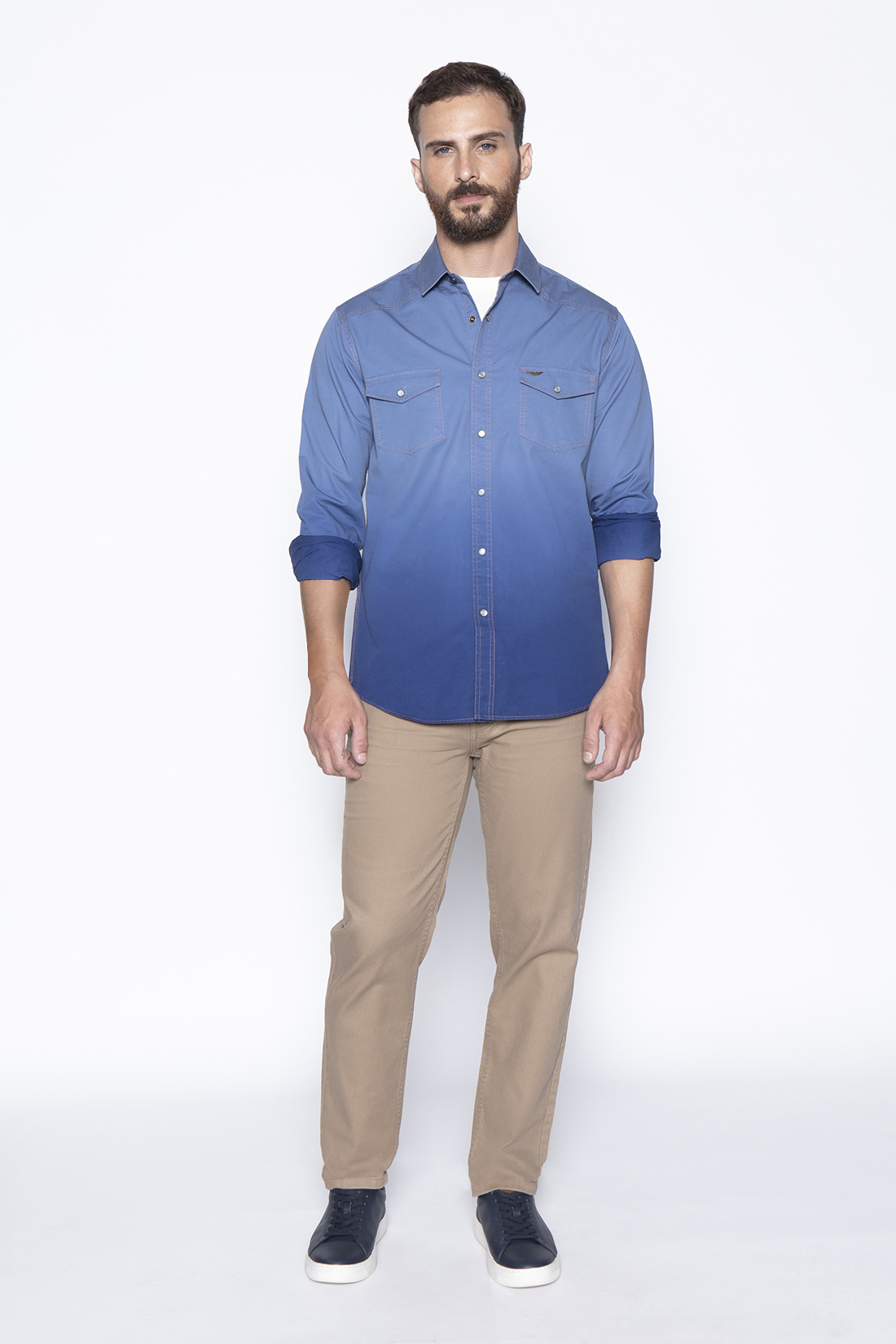 CAMISA DEGRADE FJ BLUE - 4