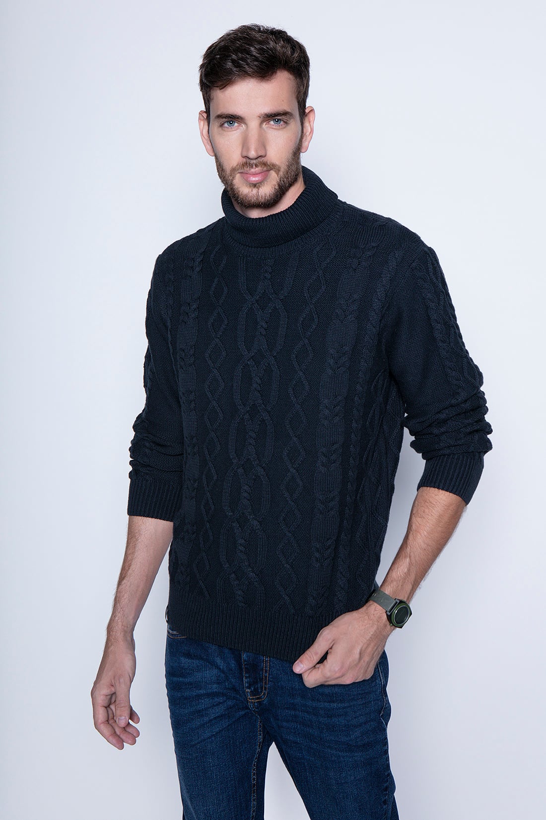 SWEATER CAMBRIDGE F NAVY - 1