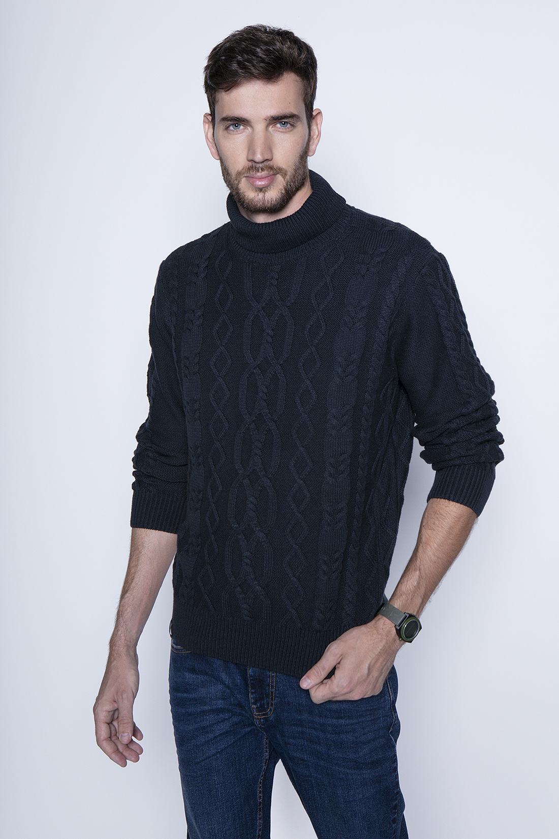 SWEATER CAMBRIDGE F NAVY - 1