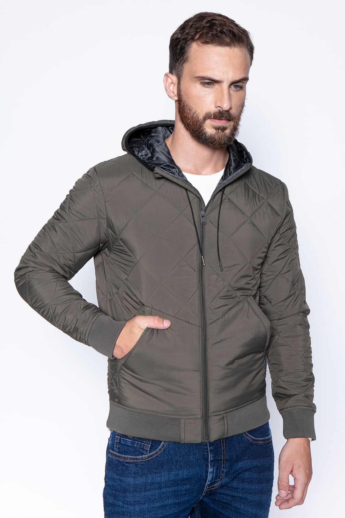 CHAQUETA QUILT MEMPHIS FJ MILITARY - 1