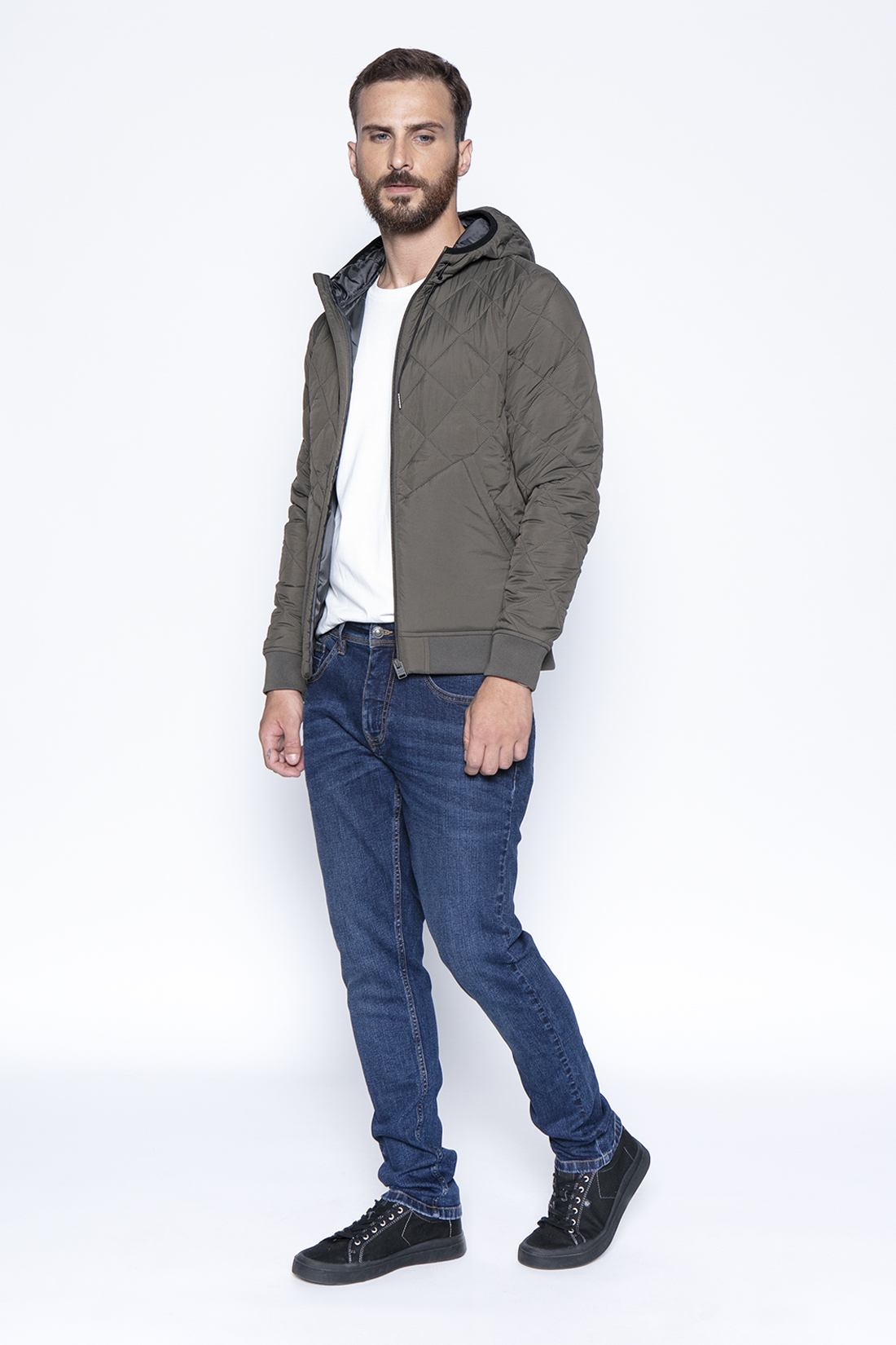 CHAQUETA QUILT MEMPHIS FJ MILITARY - 4