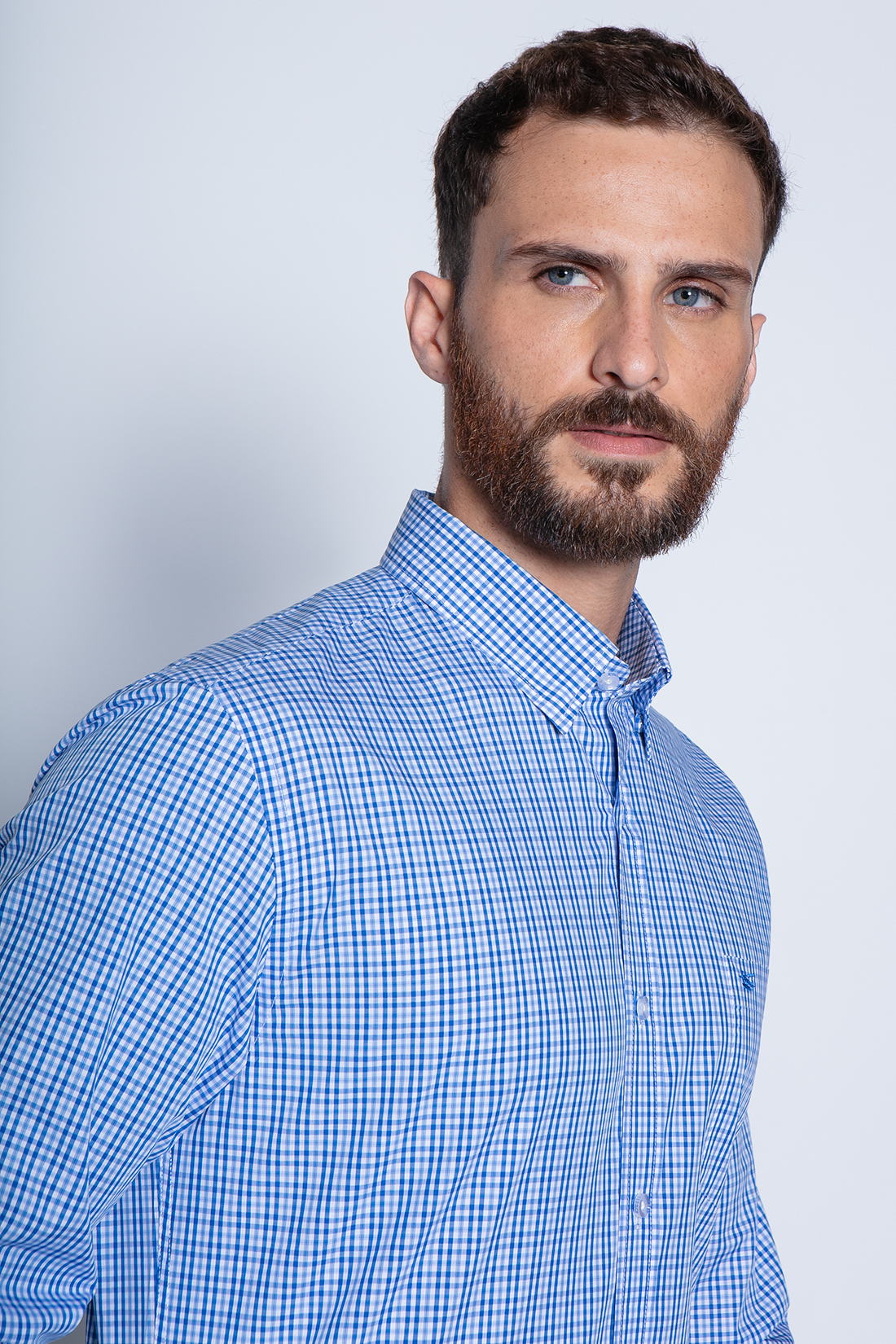 CAMISA CUADRO DUBLIN SM SKY - 3