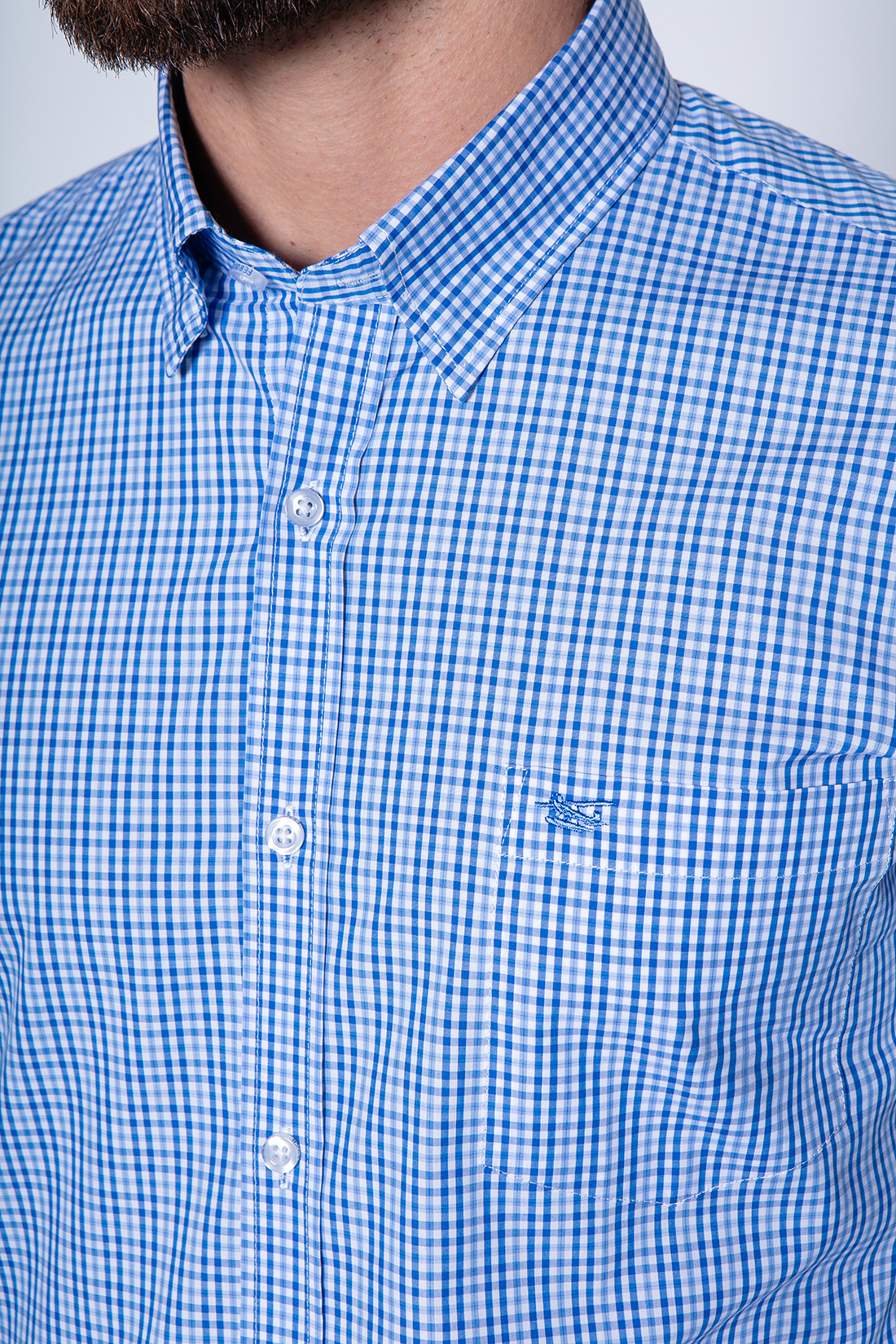 CAMISA CUADRO DUBLIN SM SKY - 5