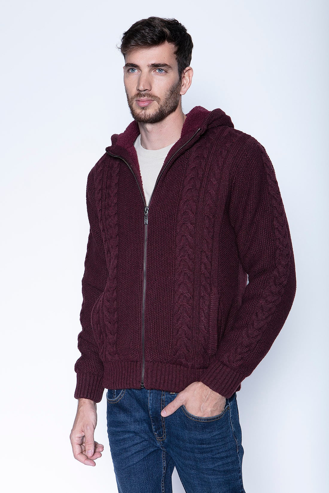 SWEATER COLORADO FJ BURGUNDY - 1