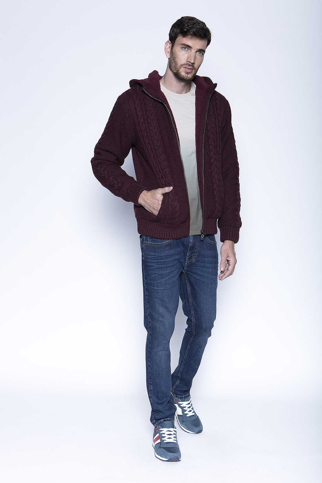 SWEATER COLORADO FJ BURGUNDY - 4