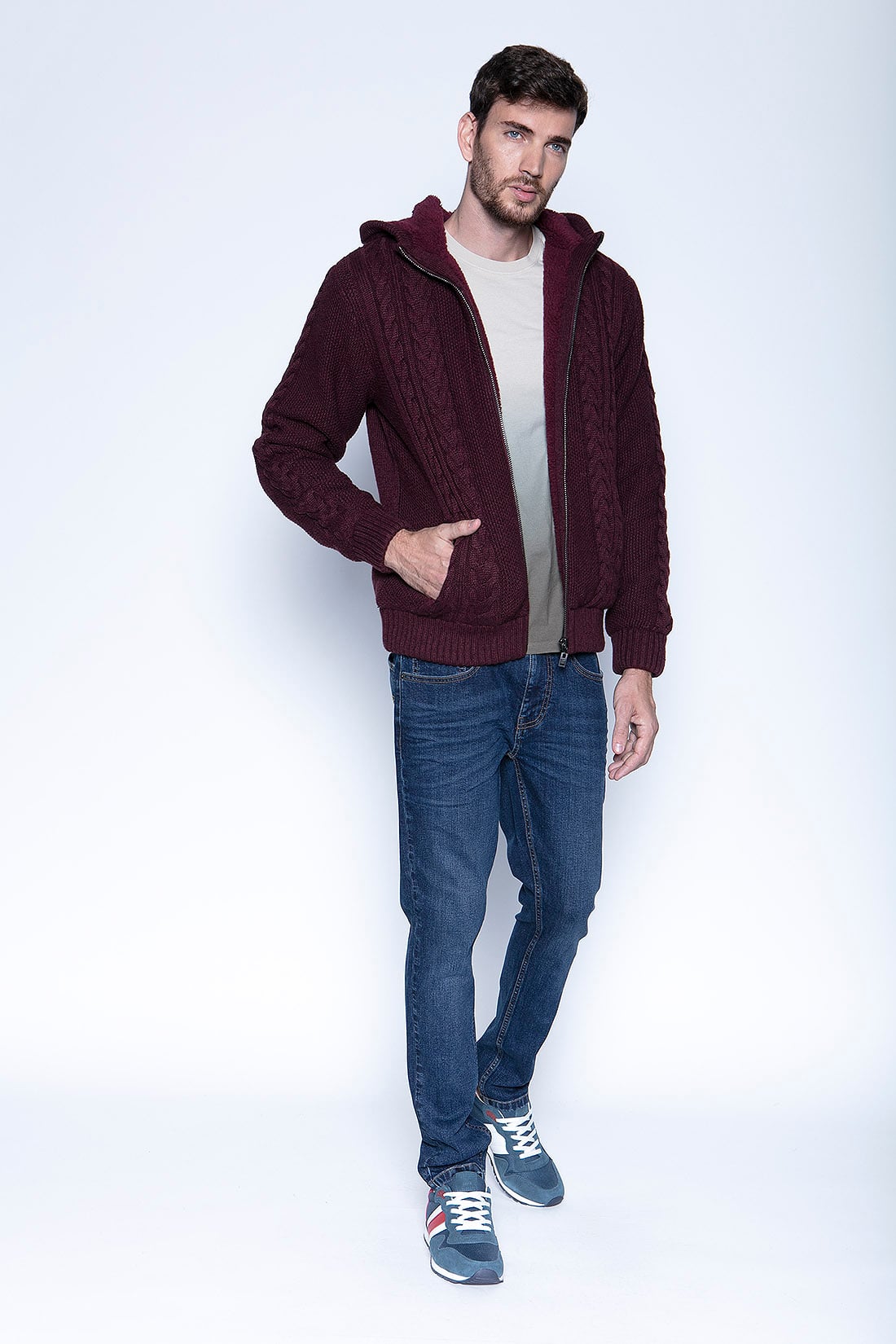 SWEATER COLORADO FJ BURGUNDY - 4