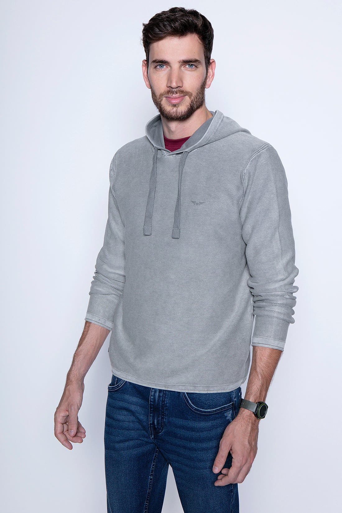 SWEATER ALLEN FJ LT GREY - 1