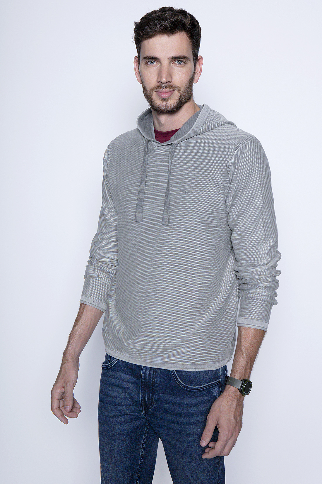 SWEATER ALLEN FJ LT GREY - 1