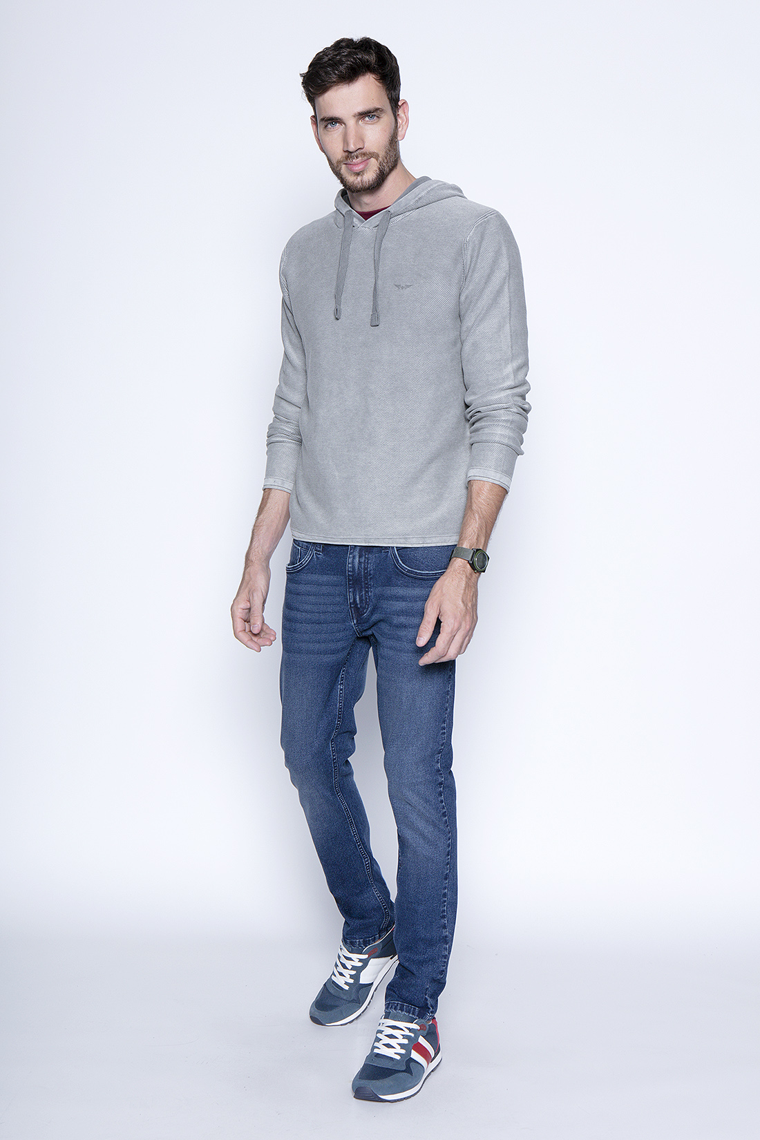 SWEATER ALLEN FJ LT GREY - 4