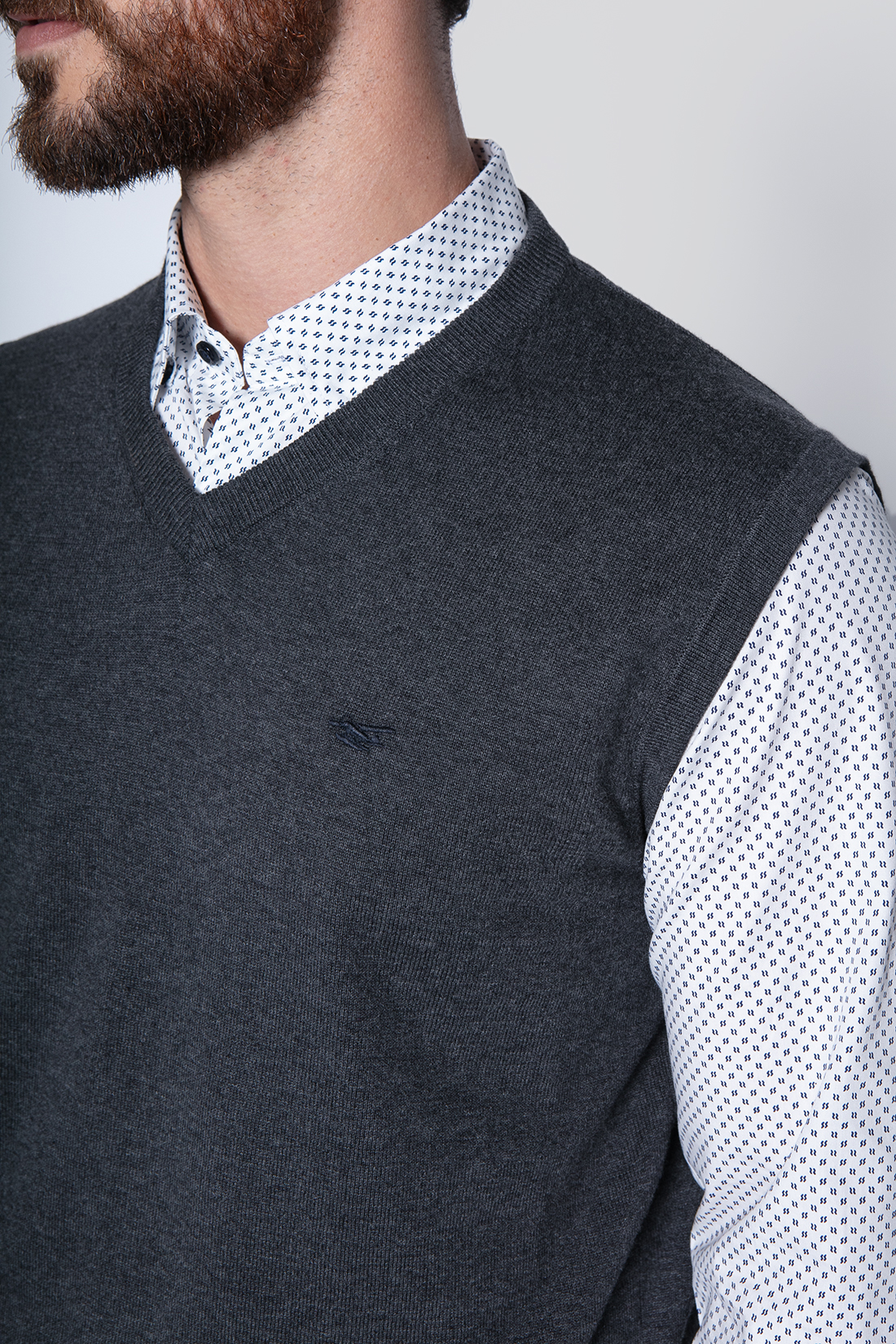 SWEATER SMART CASUAL W/S GRAPHITE - 5