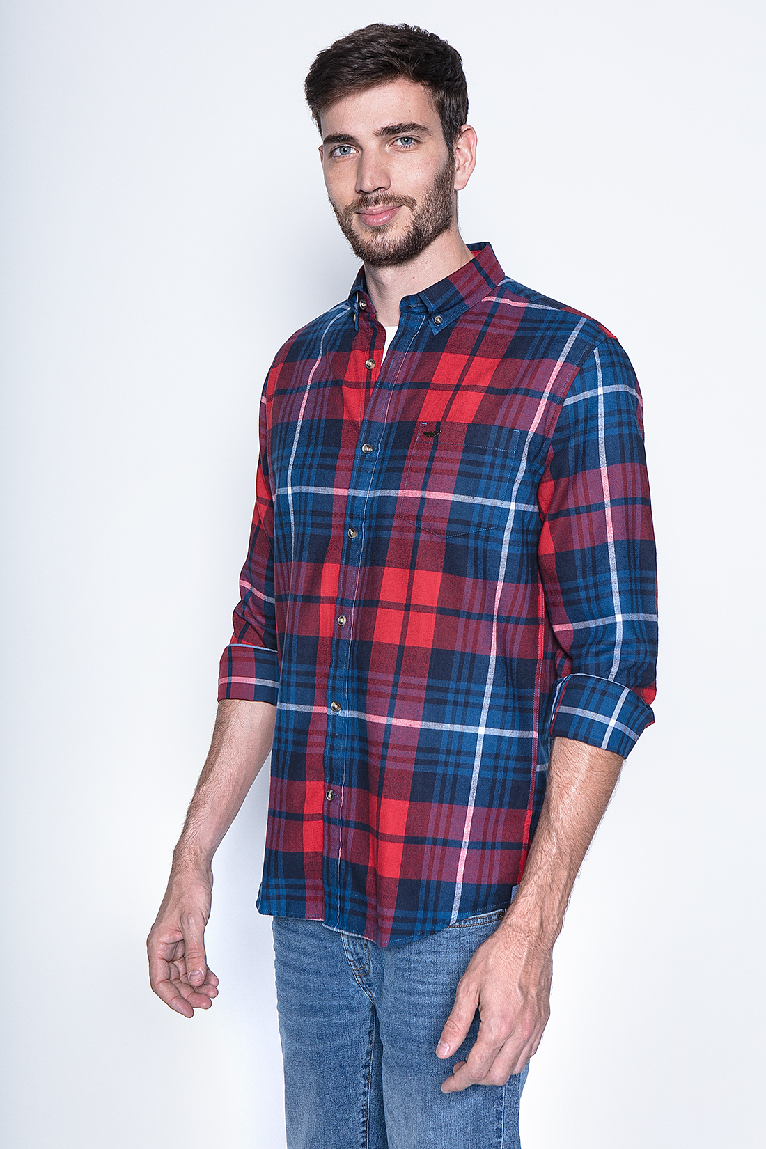 CAMISA CUADRO TEXAS FJ RED - 3