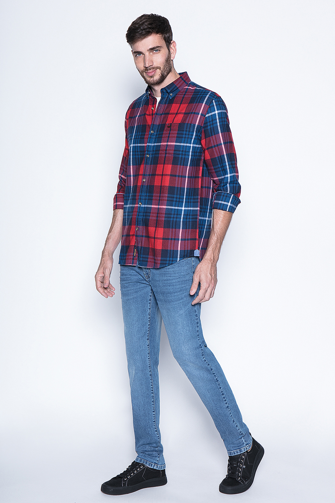 CAMISA CUADRO TEXAS FJ RED - 4