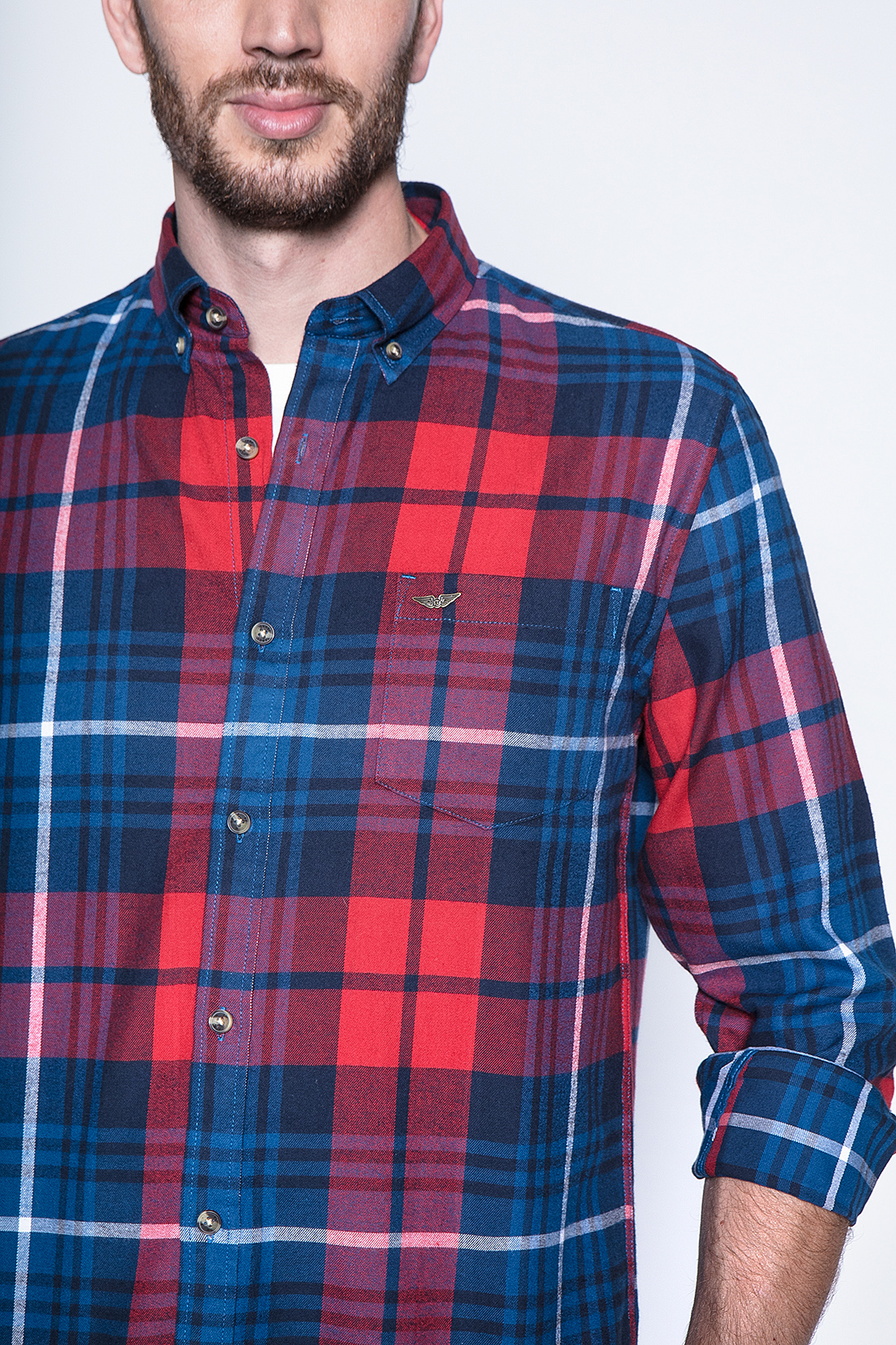 CAMISA CUADRO TEXAS FJ RED - 5