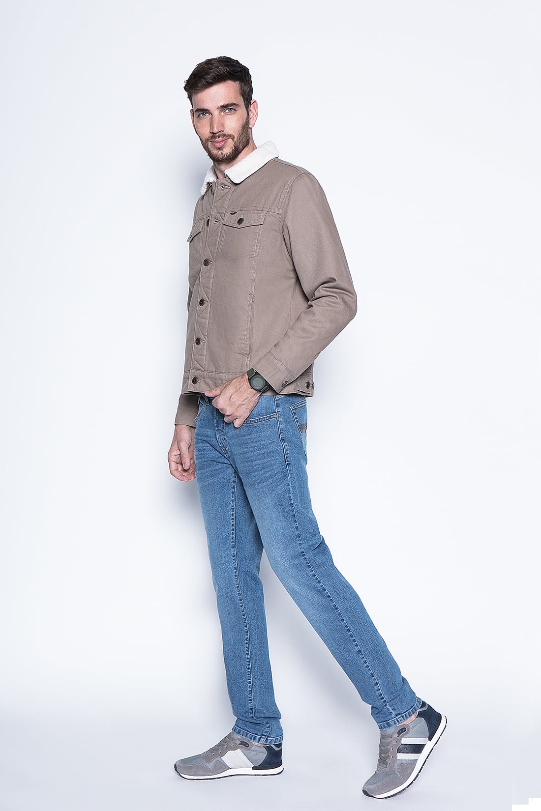 JACKET COLOR CHIPORRO FJ KHAKI - 4