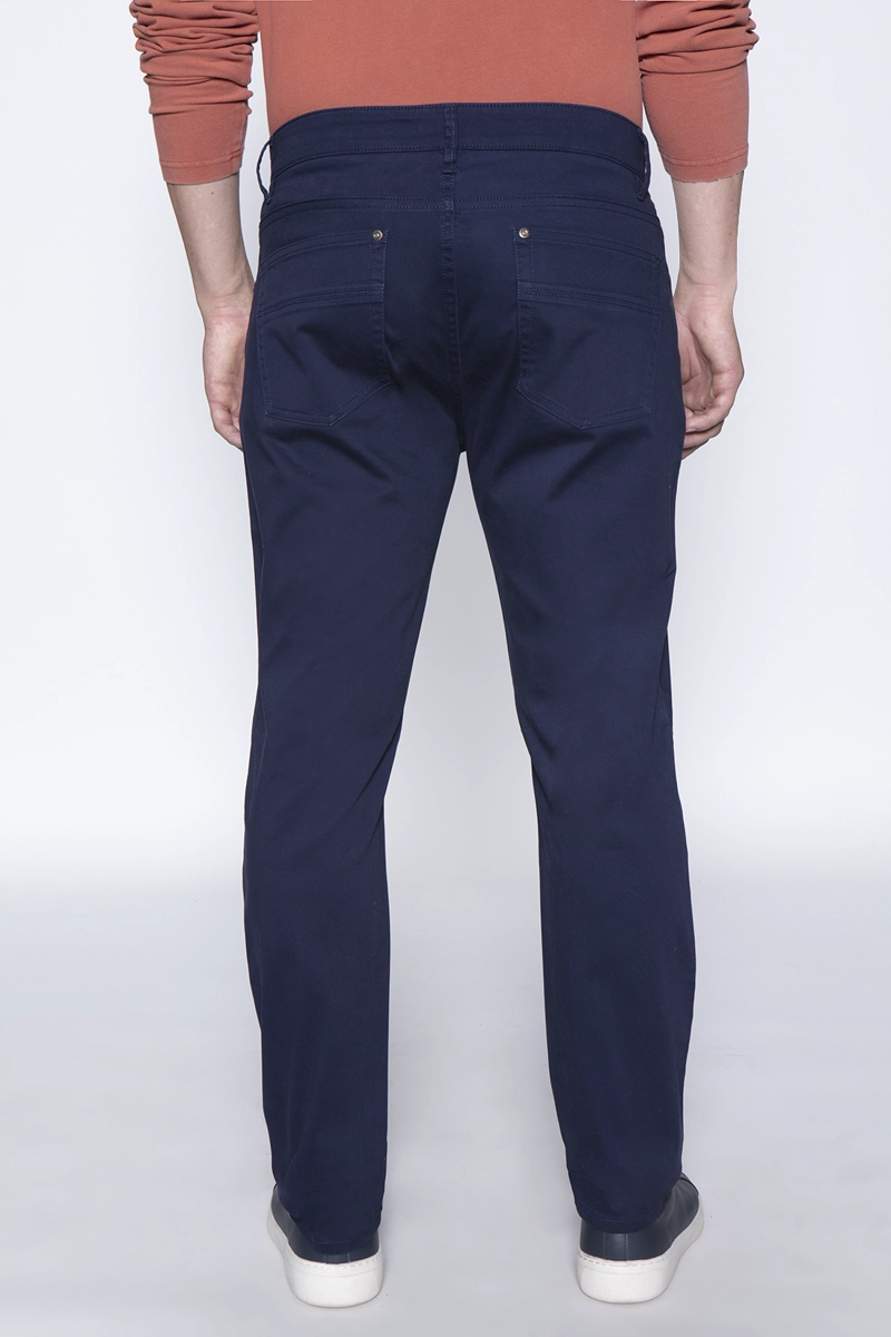 PANTALÓN ALGODÓN HOMBRE FEROUCH BLUE 206009X0223 DK. FIVE POCKET - 2