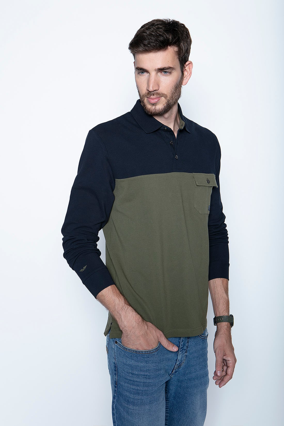 POLERA DETROIT NAVY - 1