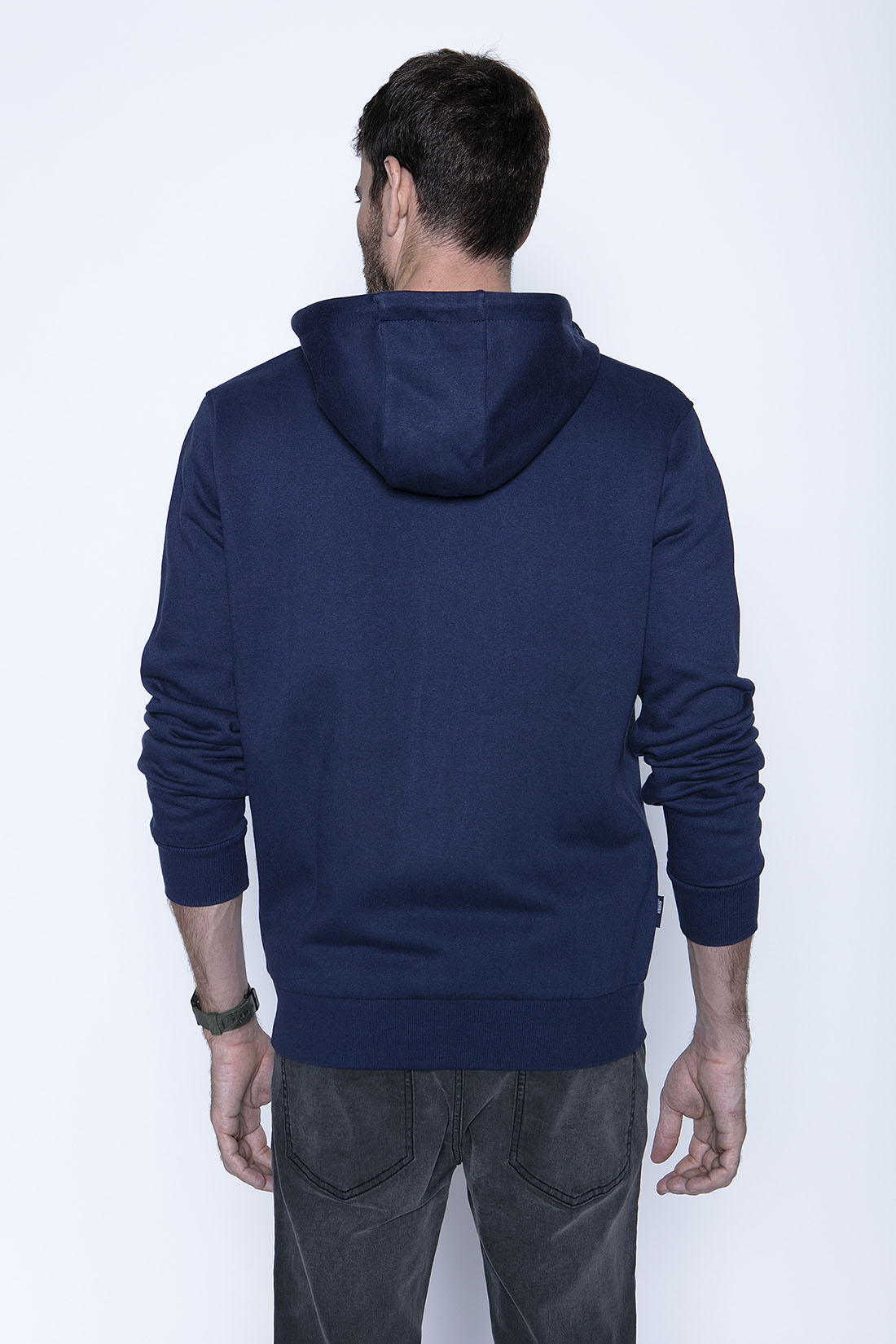 POLERÓN BÁSICO FULL ZIPPER BLUE - 2