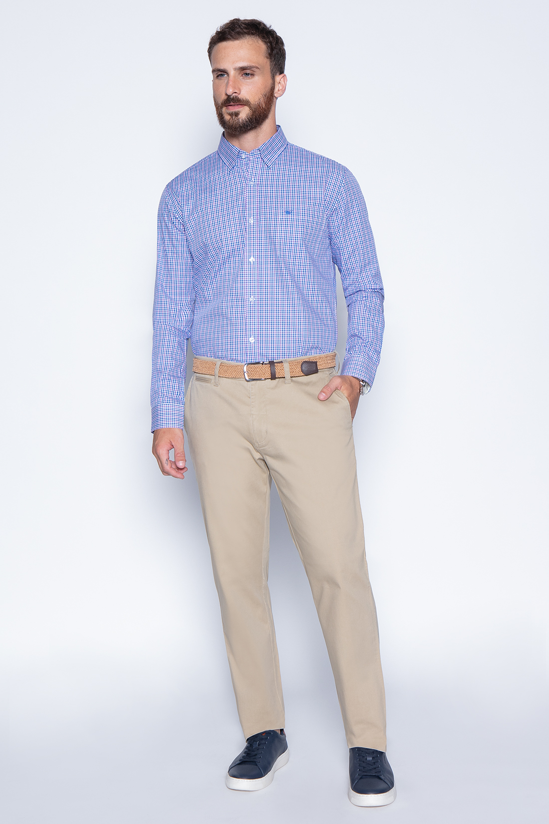 CAMISA CUADRO DUBLIN SM PURPLE - 4