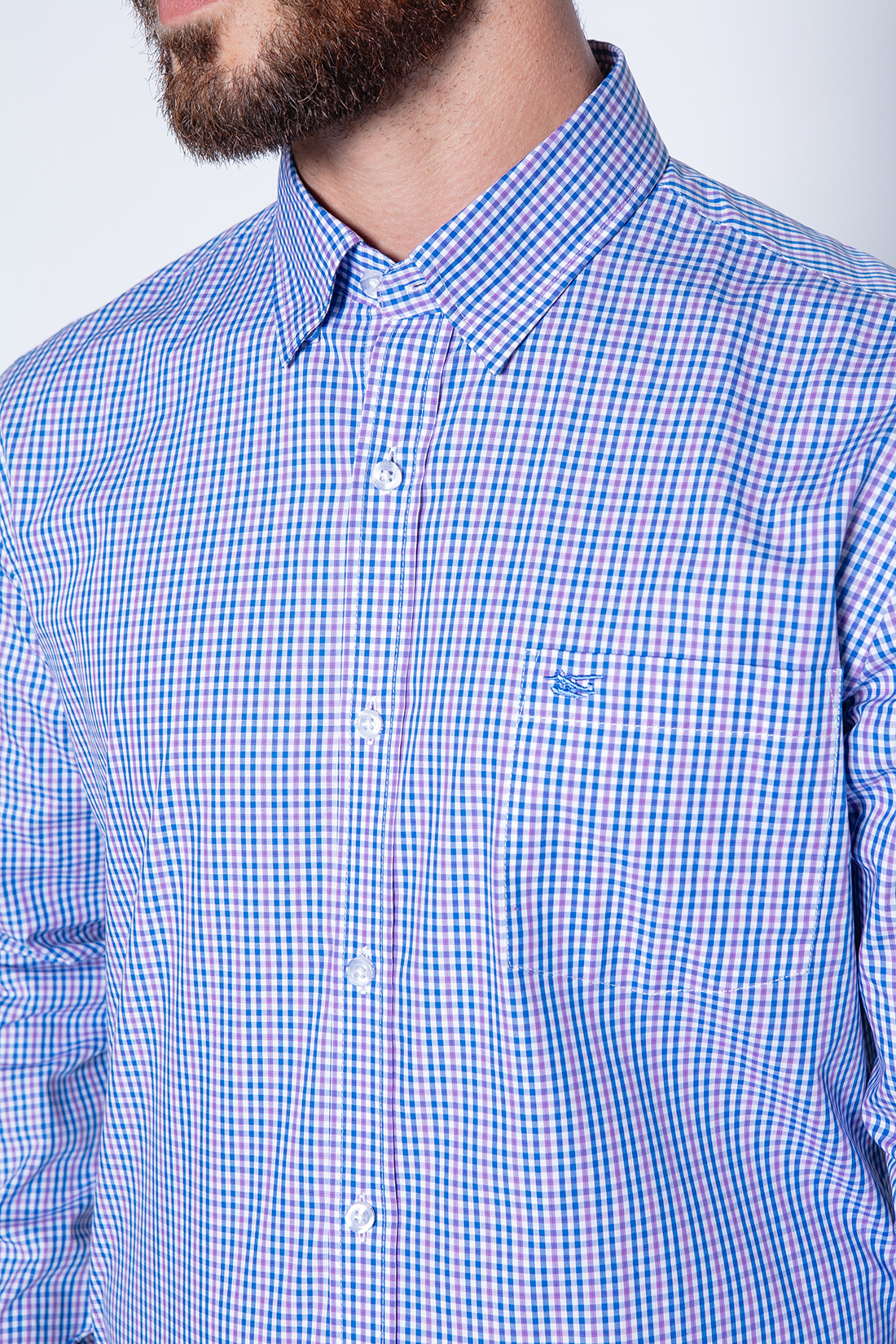 CAMISA CUADRO DUBLIN SM PURPLE - 5