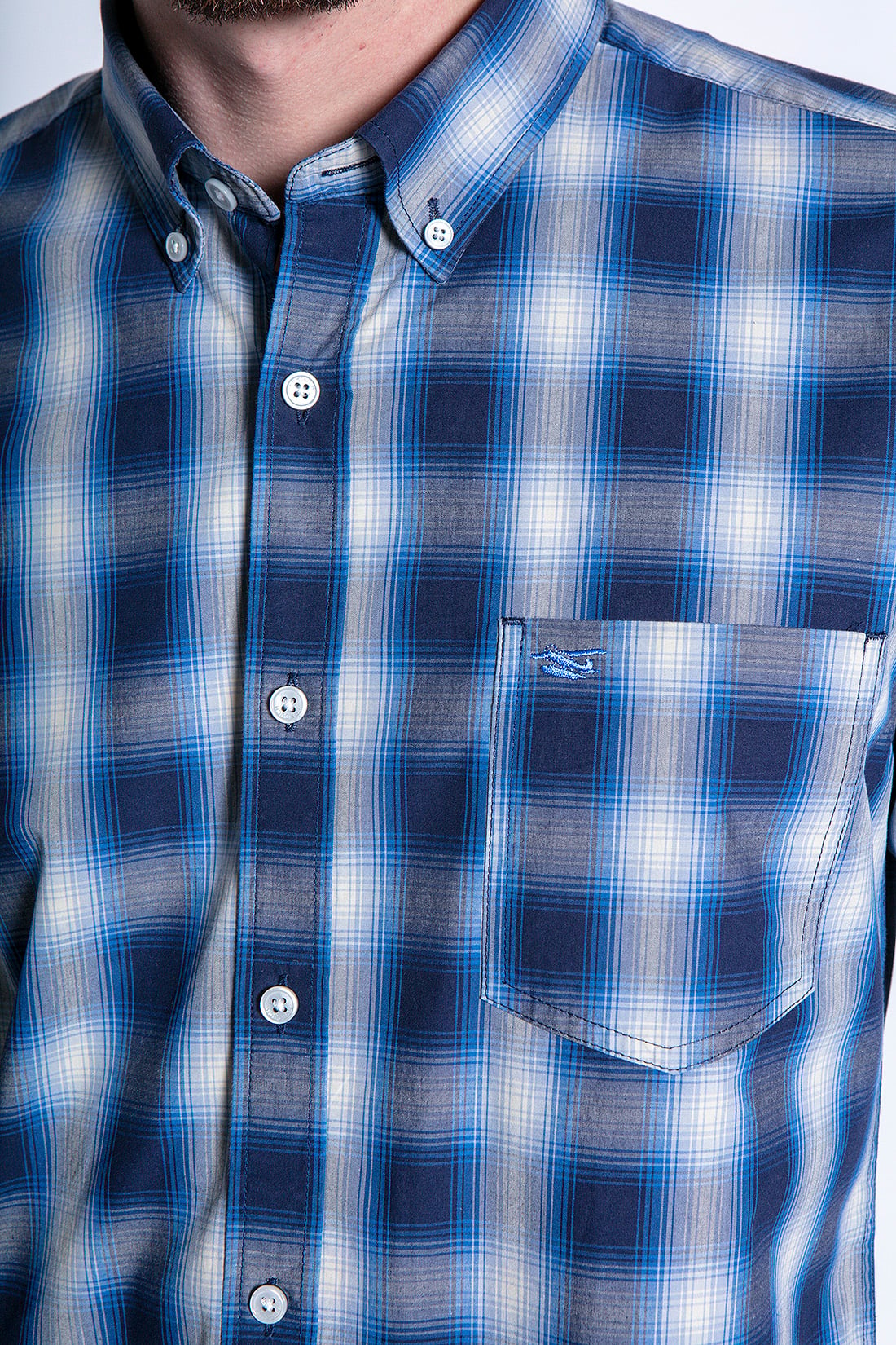 CAMISA CUADRO CHICAGO F NAVY - 5