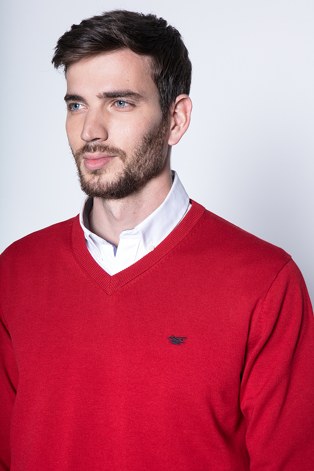 SWEATER RED SMART CASUAL L/S - 3