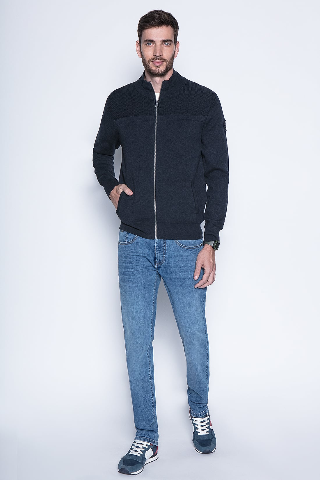 SWEATER BERWYN FJ NAVY - 4