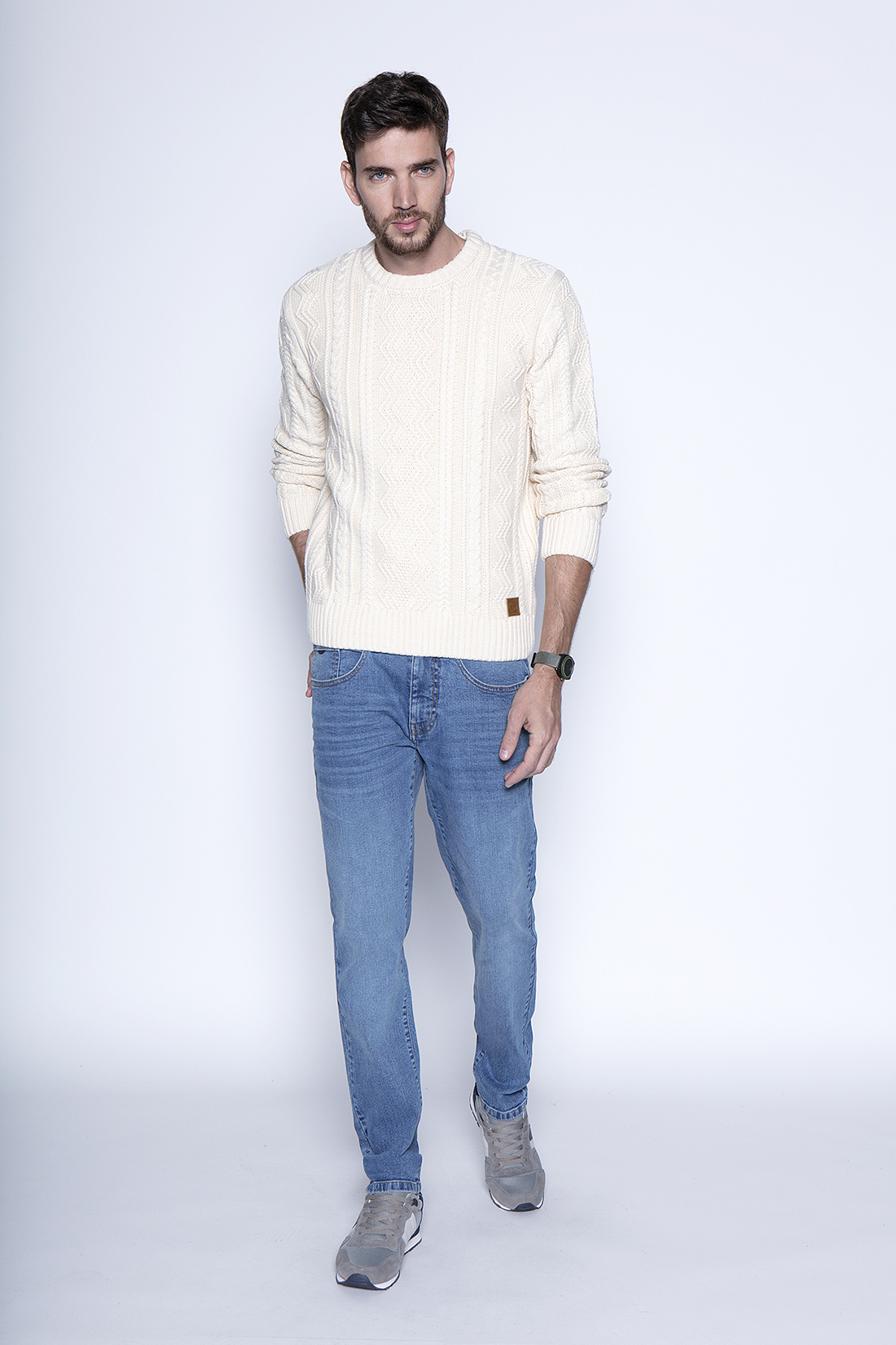 SWEATER BARLETT FJ CREAM - 4