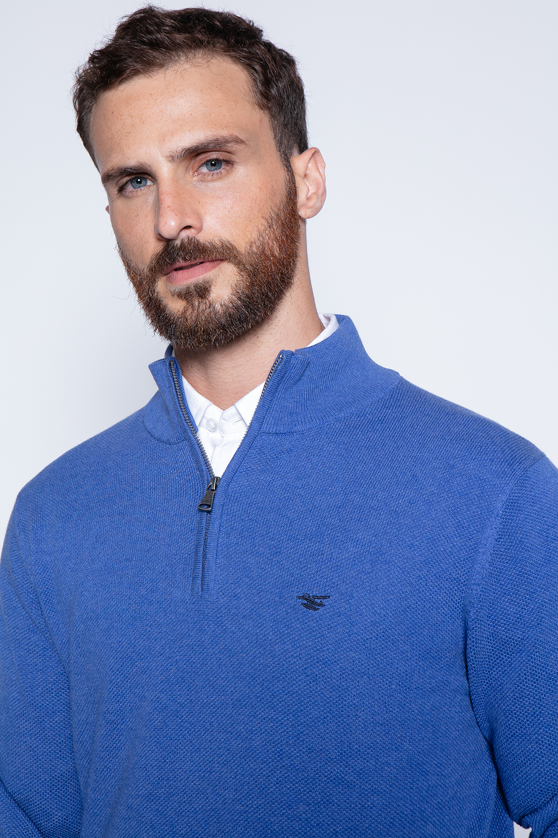 SWEATER LONDON SMART CASUAL L/S OCEAN - 3