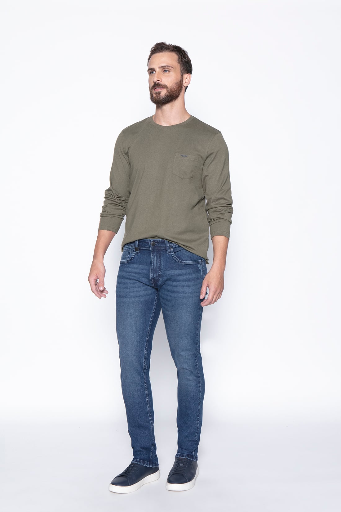 JEANS ATLANTA FJ DK.BLUE - 4