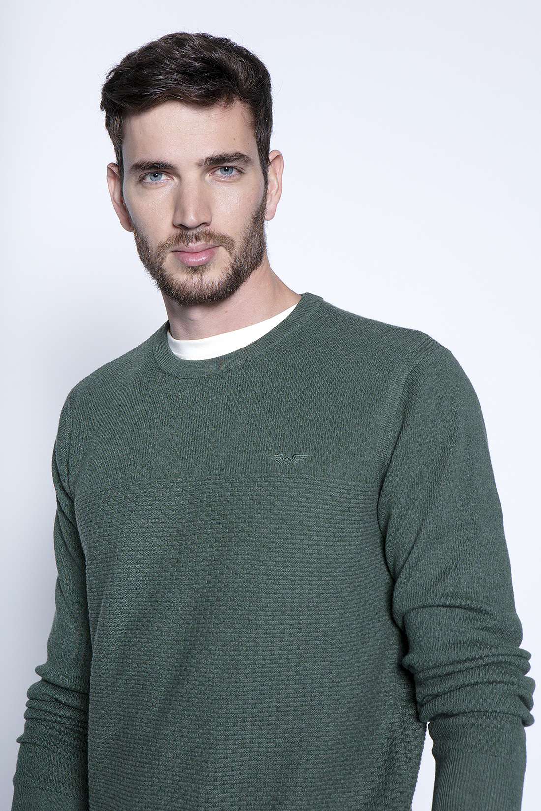 SWEATER BROCKTON FJ MILITARY - 3