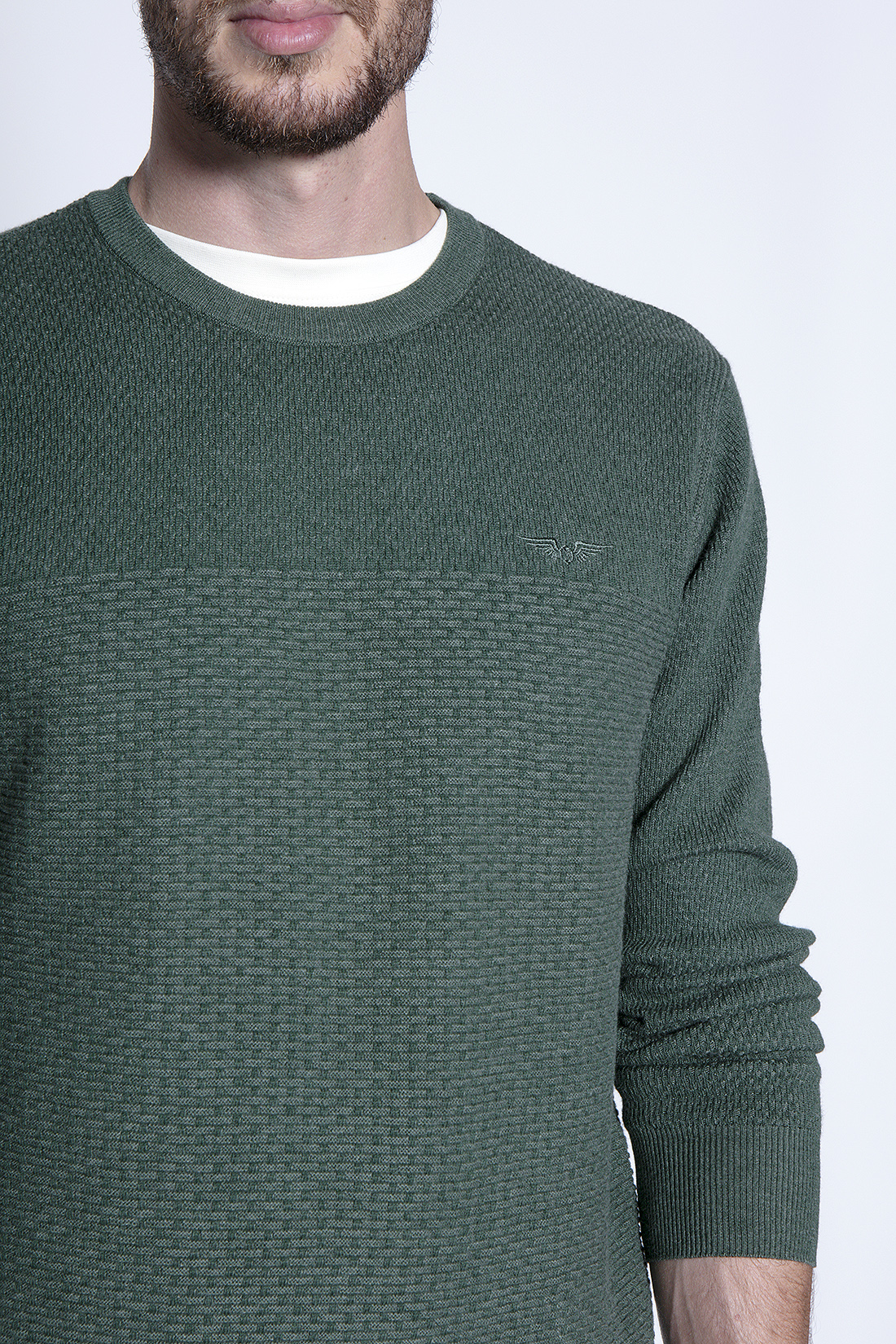 SWEATER BROCKTON FJ MILITARY - 5