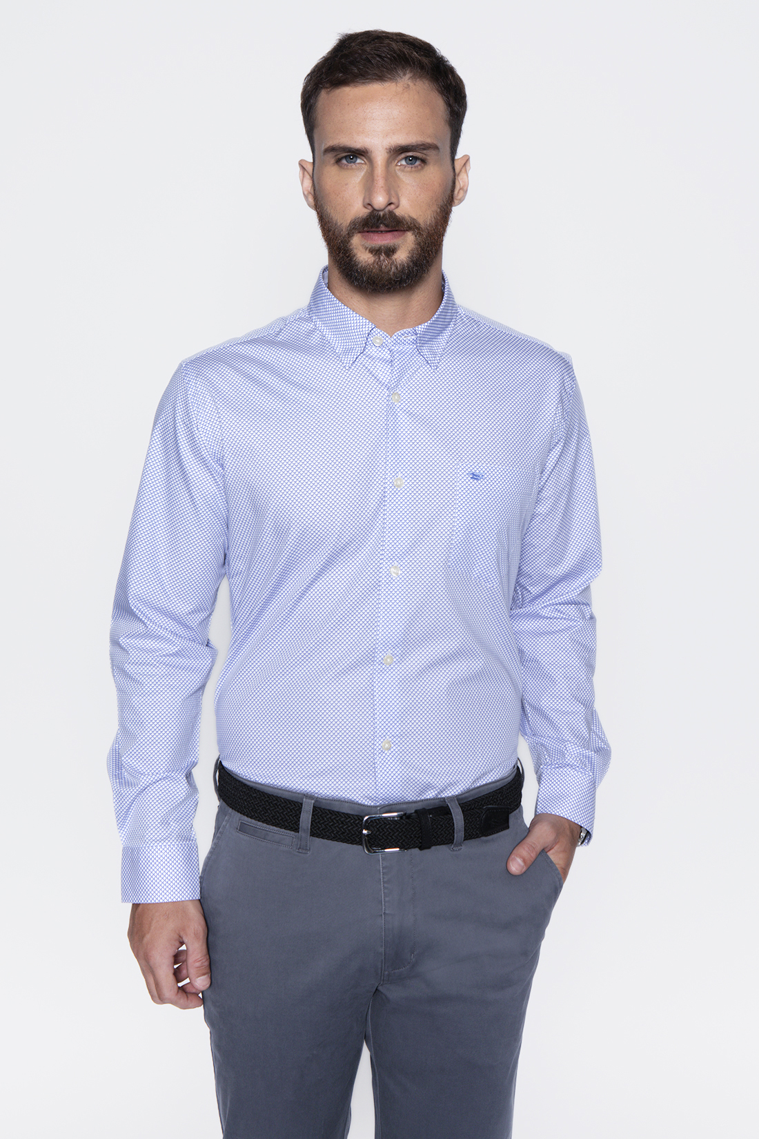 CAMISA ESTAMPADA MONTANA SM BLUE - 1