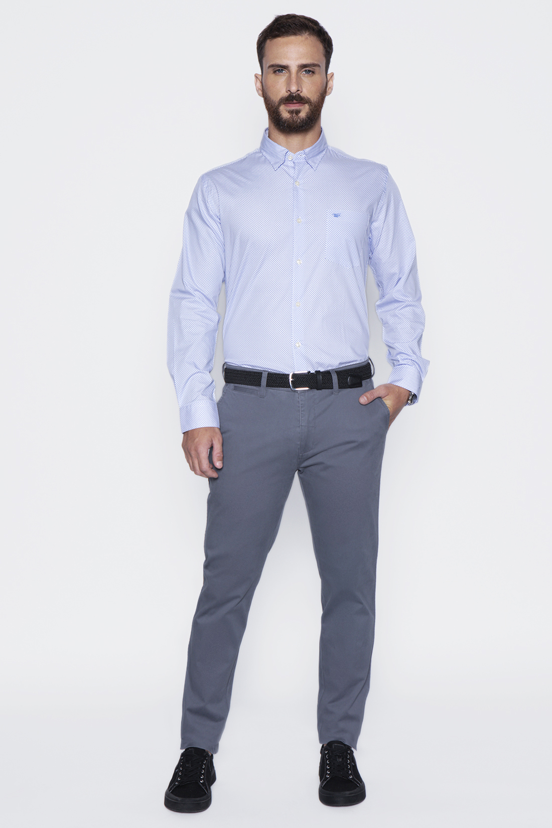 CAMISA ESTAMPADA MONTANA SM BLUE - 4