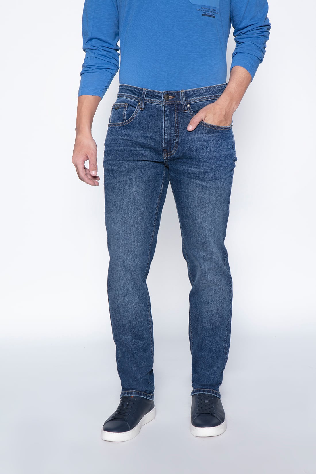 JEANS BASICO NAVY BRISTOL FEROUCH - 1