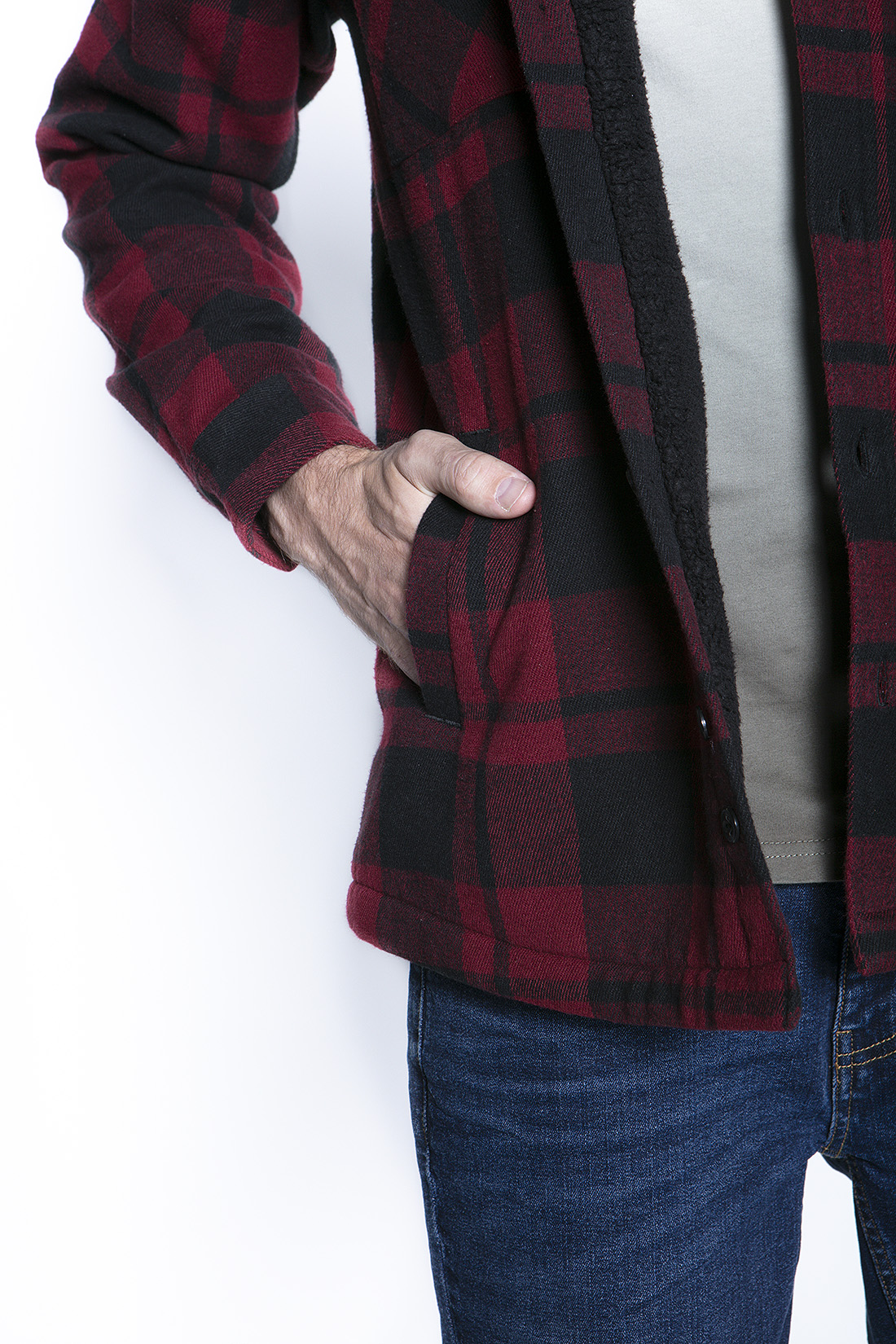 CHAQUETA LENADORA FJ BURGUNDY - 5