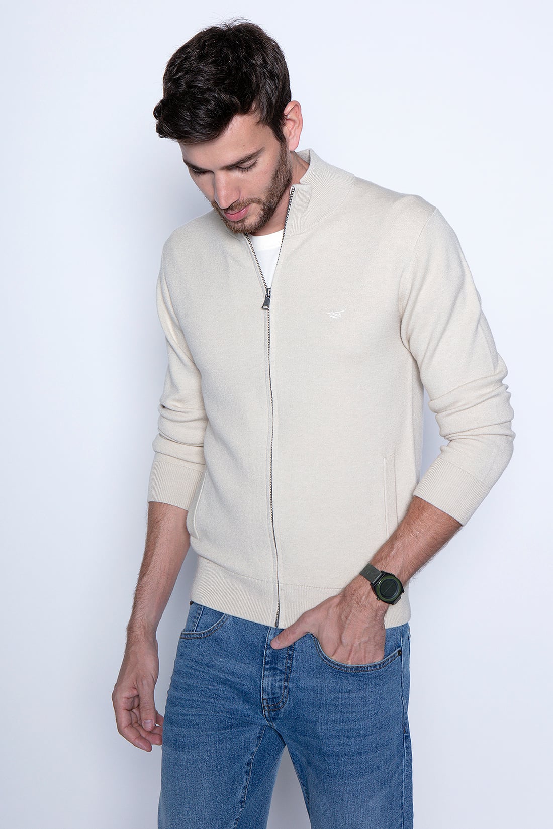 SWEATER BERKELEY F LT BEIGE - 1