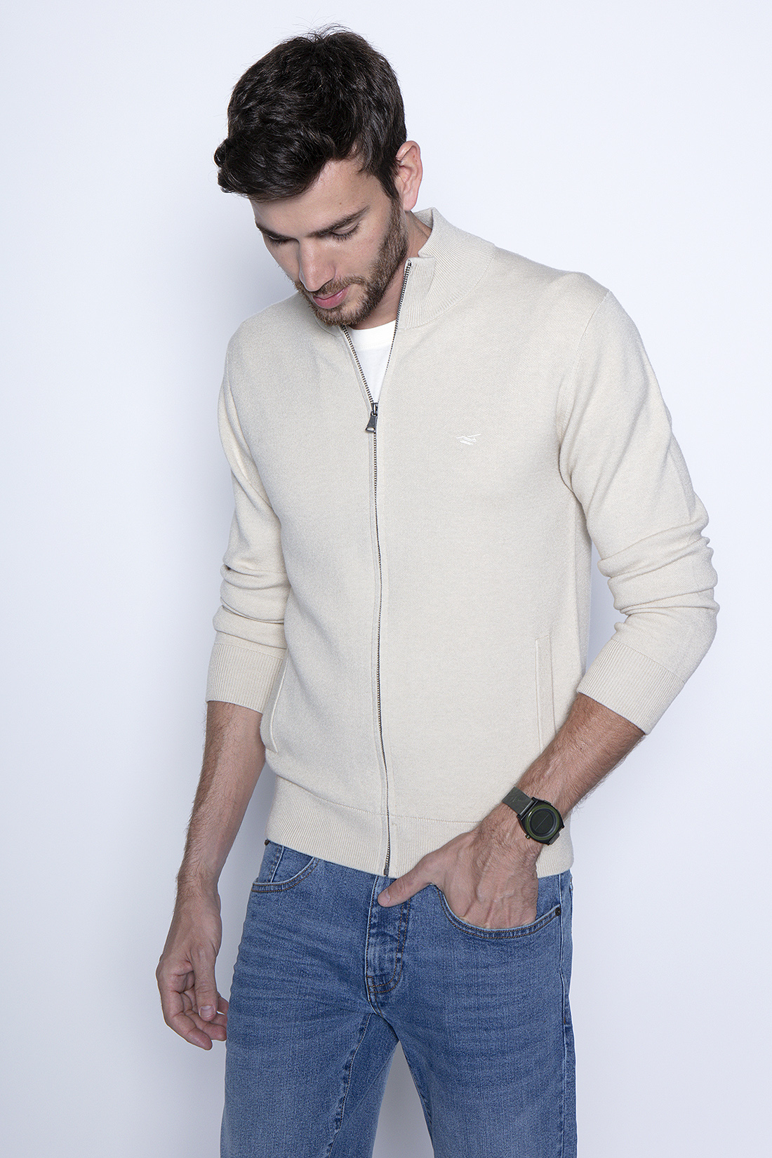 SWEATER BERKELEY F LT BEIGE - 1