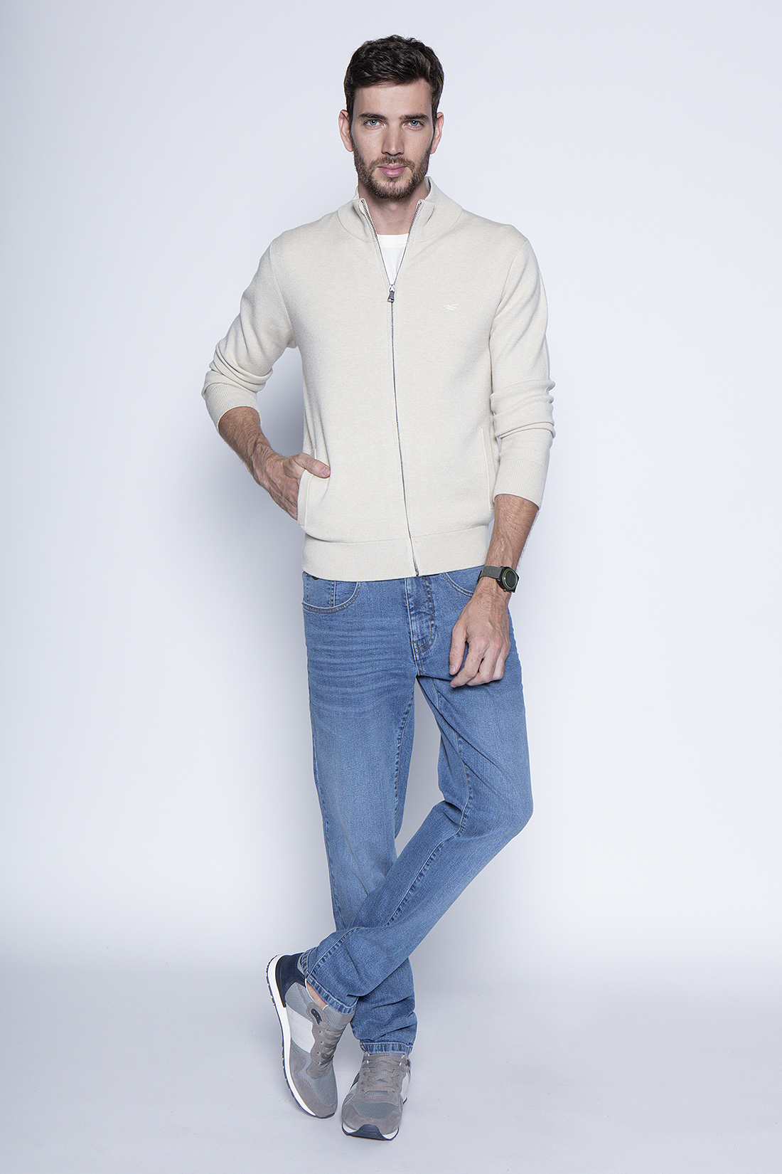 SWEATER BERKELEY F LT BEIGE - 4