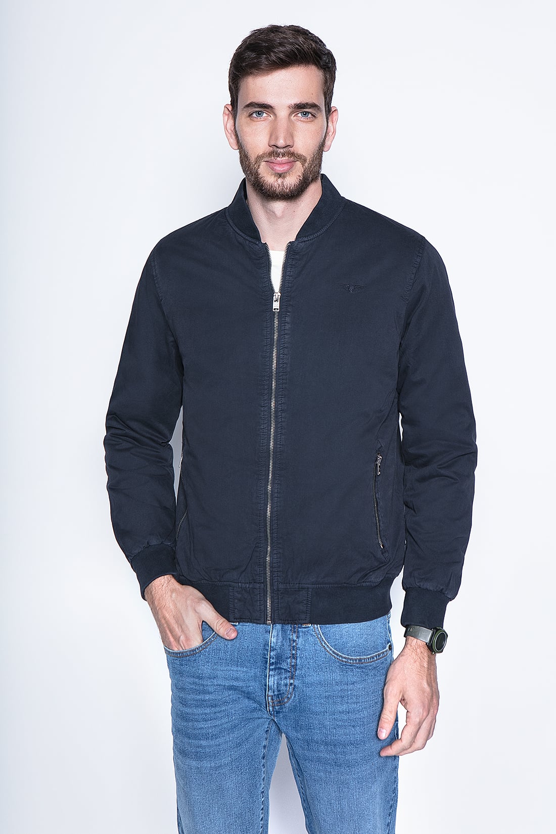 CHAQUETA NAVY GARMENT DYED FJ - 1
