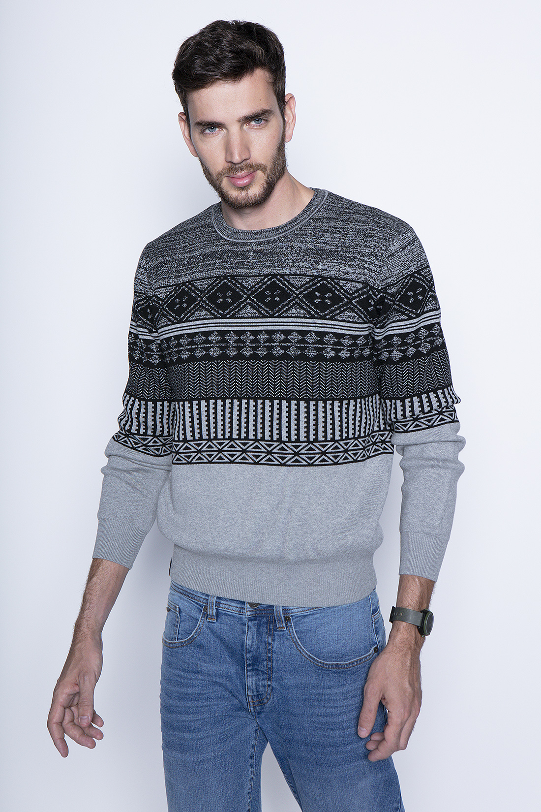 SWEATER BALTIMORE F GRAPHITE - 1