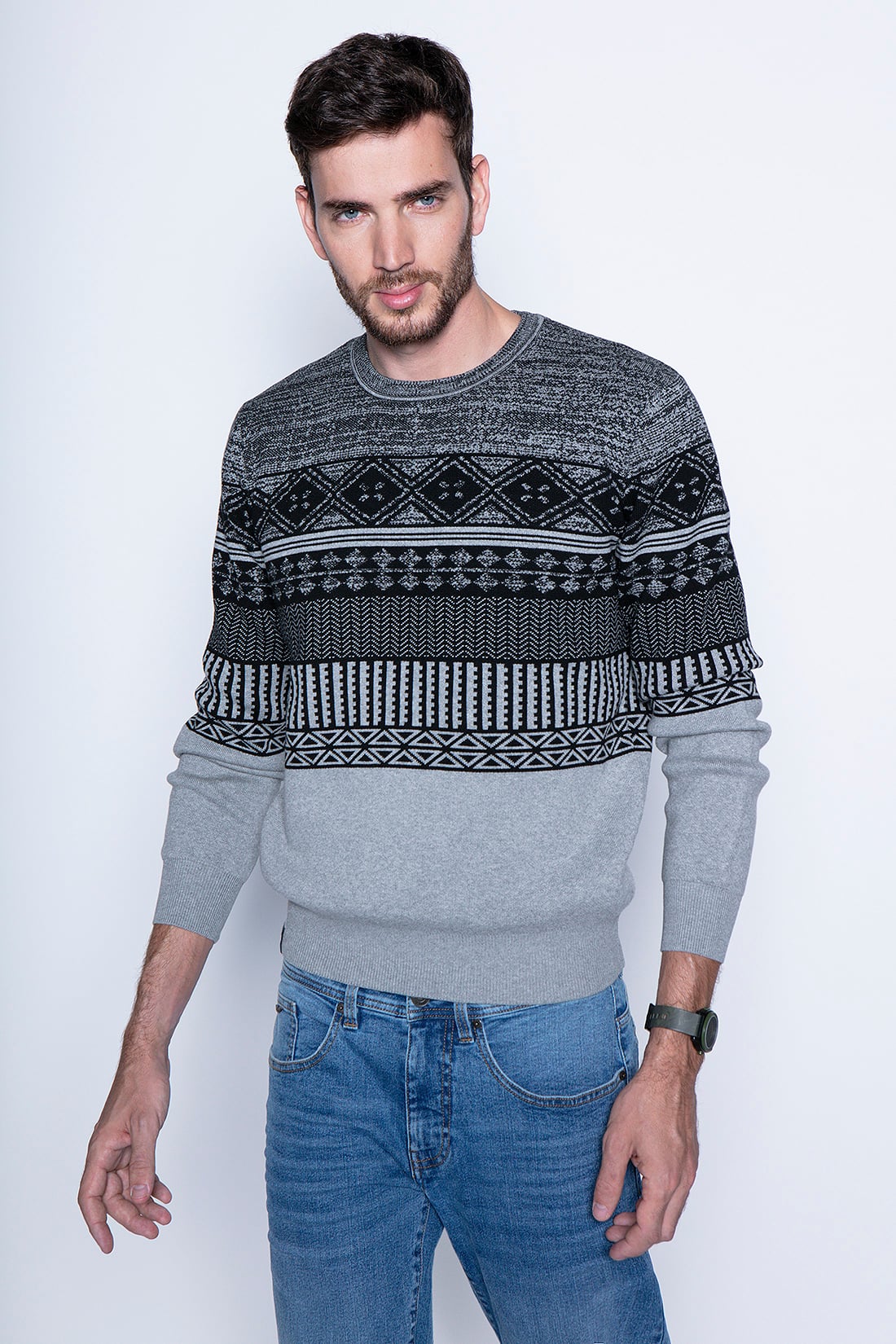 SWEATER BALTIMORE F GRAPHITE - 1
