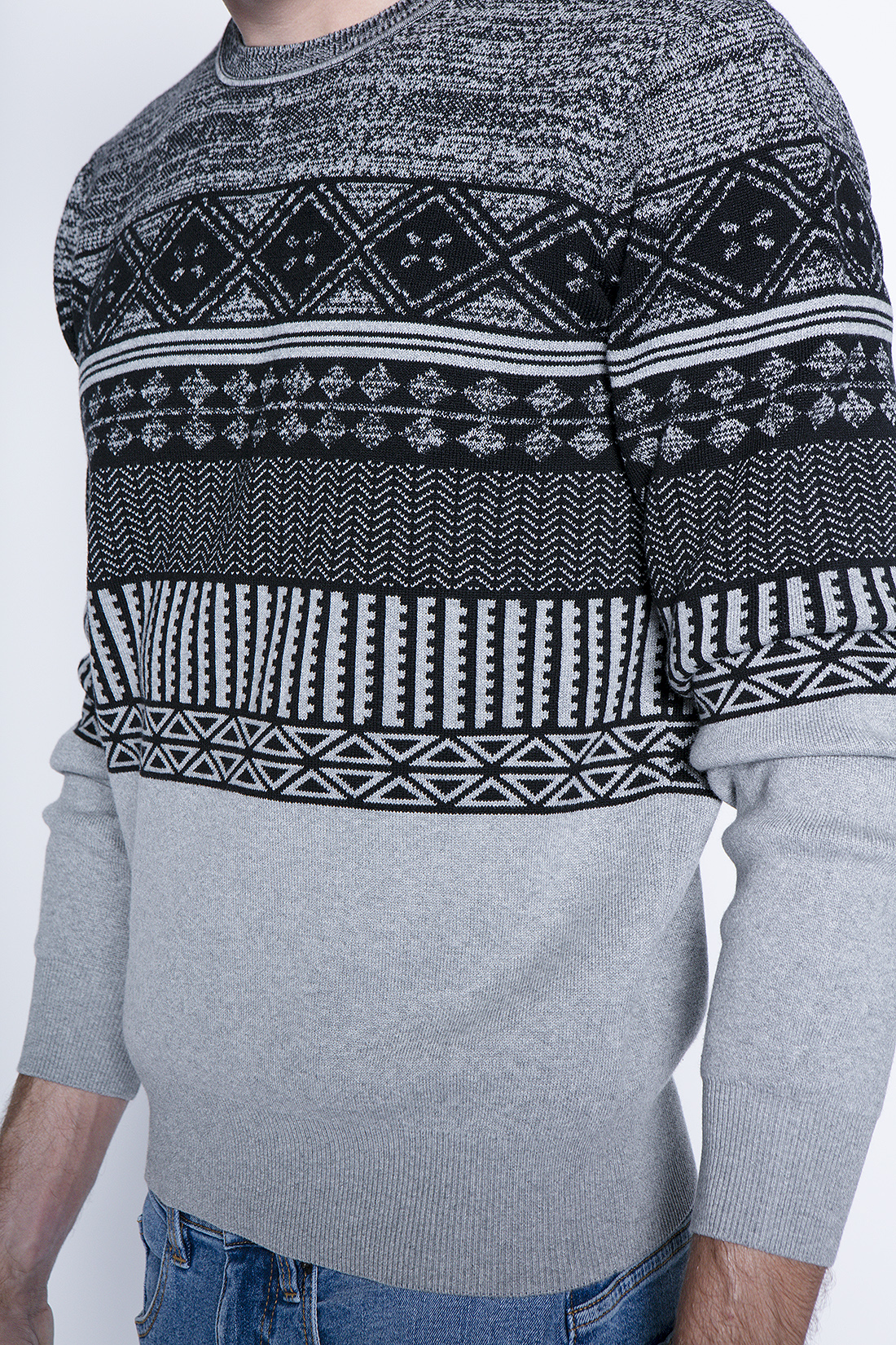 SWEATER BALTIMORE F GRAPHITE - 5
