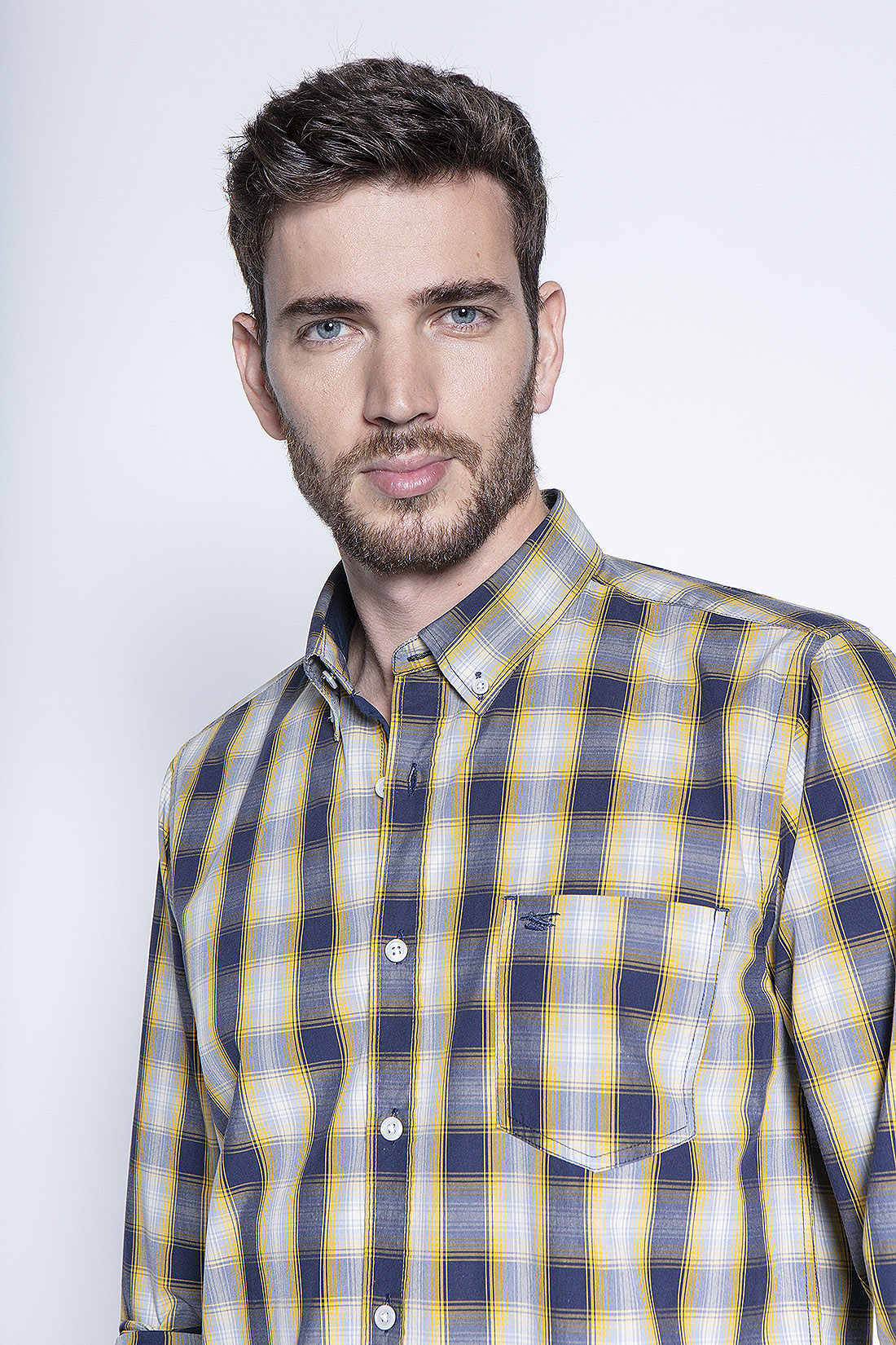 CAMISA CUADRO CHICAGO F MUSTARD - 3