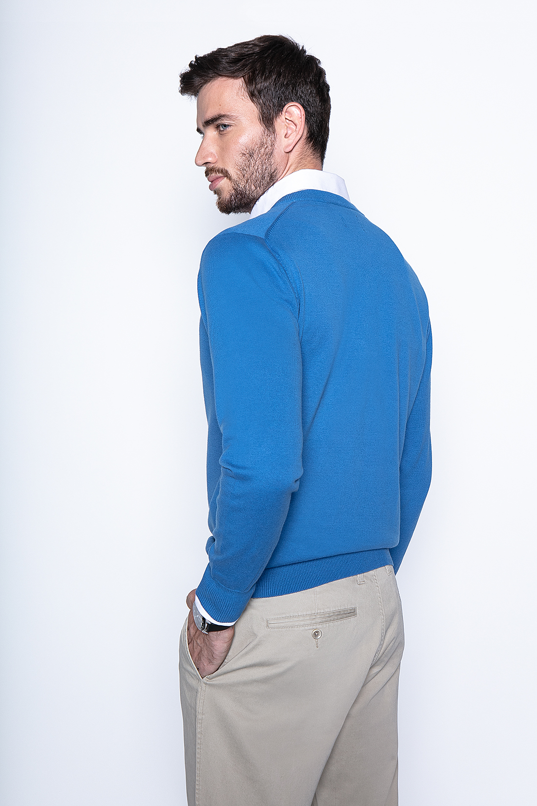 SWEATER SMART CASUAL L/S OCEAN - 2