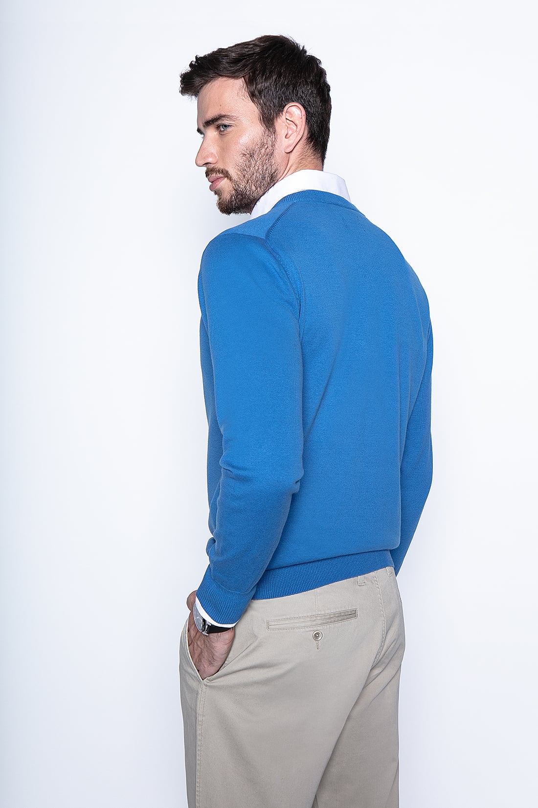 SWEATER SMART CASUAL L/S OCEAN - 2