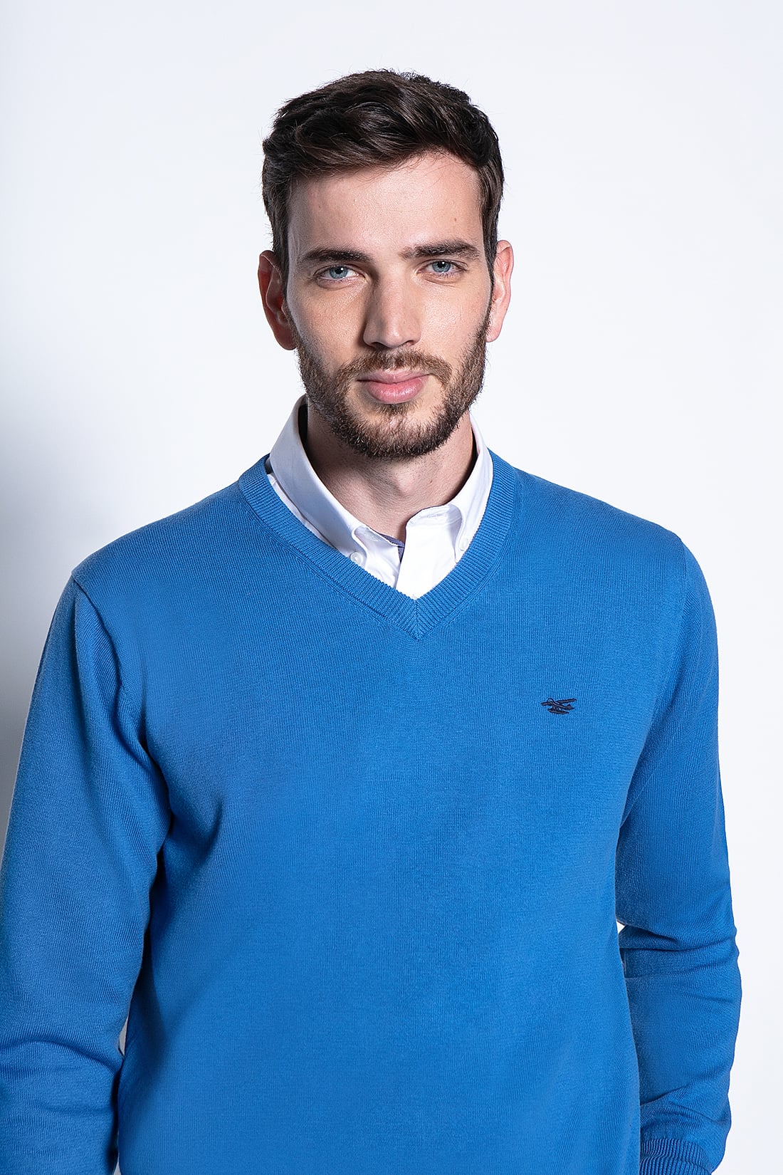 SWEATER SMART CASUAL L/S OCEAN - 3