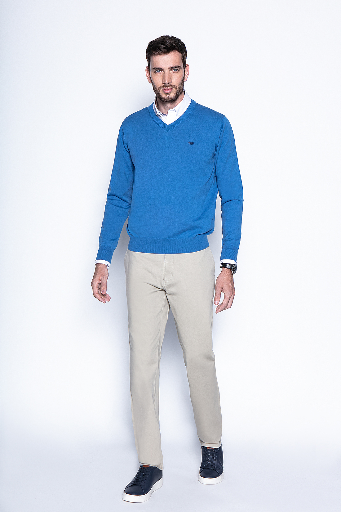 SWEATER SMART CASUAL L/S OCEAN - 4