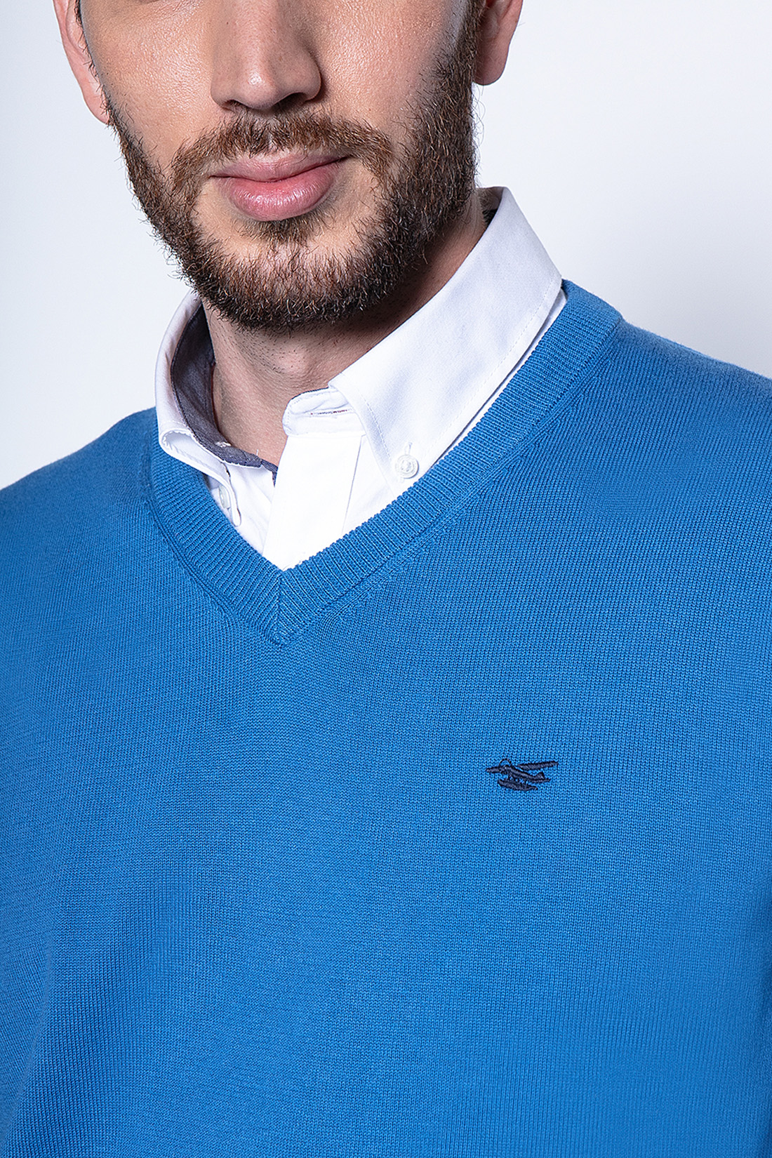 SWEATER SMART CASUAL L/S OCEAN - 5