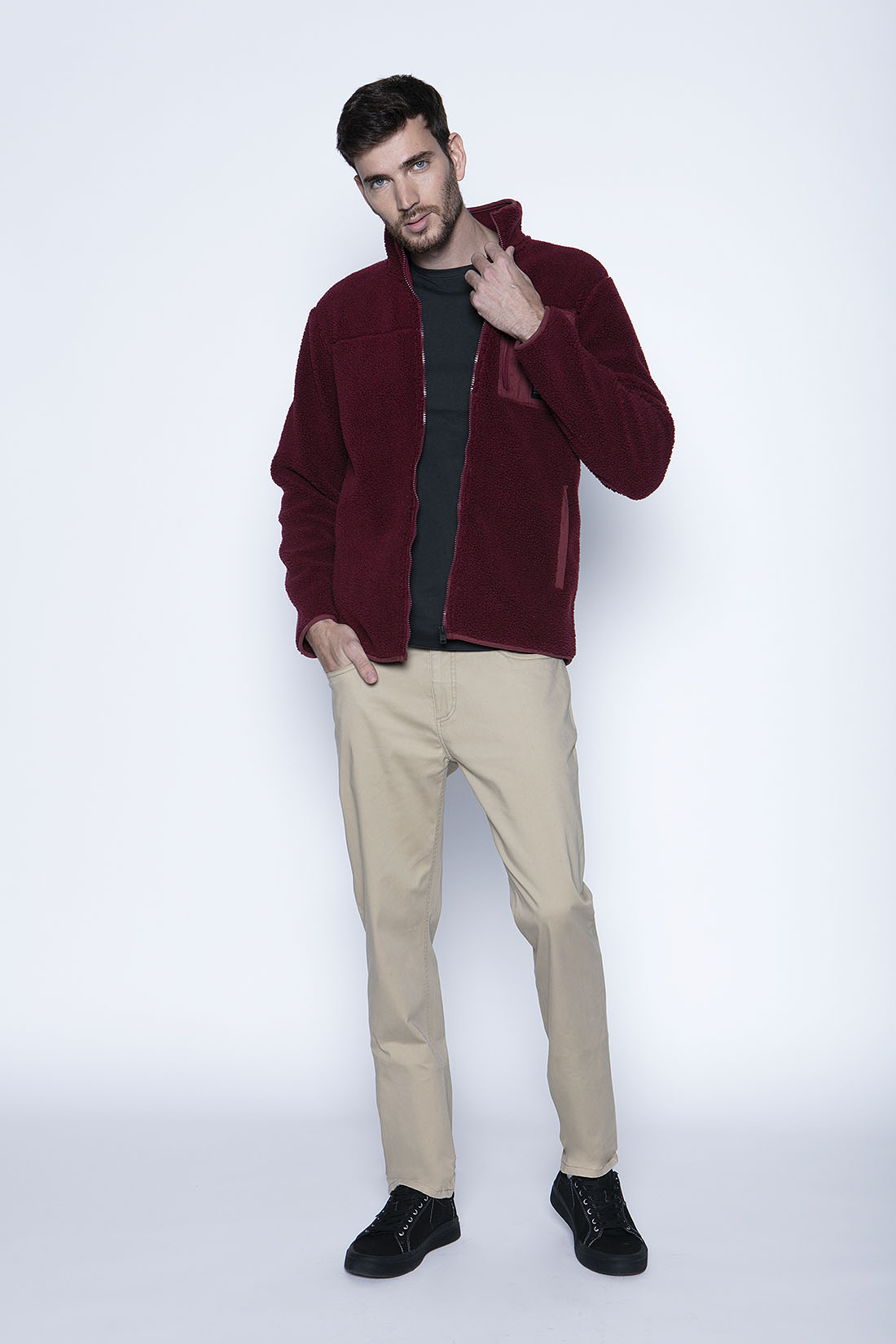 POLERÓN MEMPHIS BURGUNDY - 4